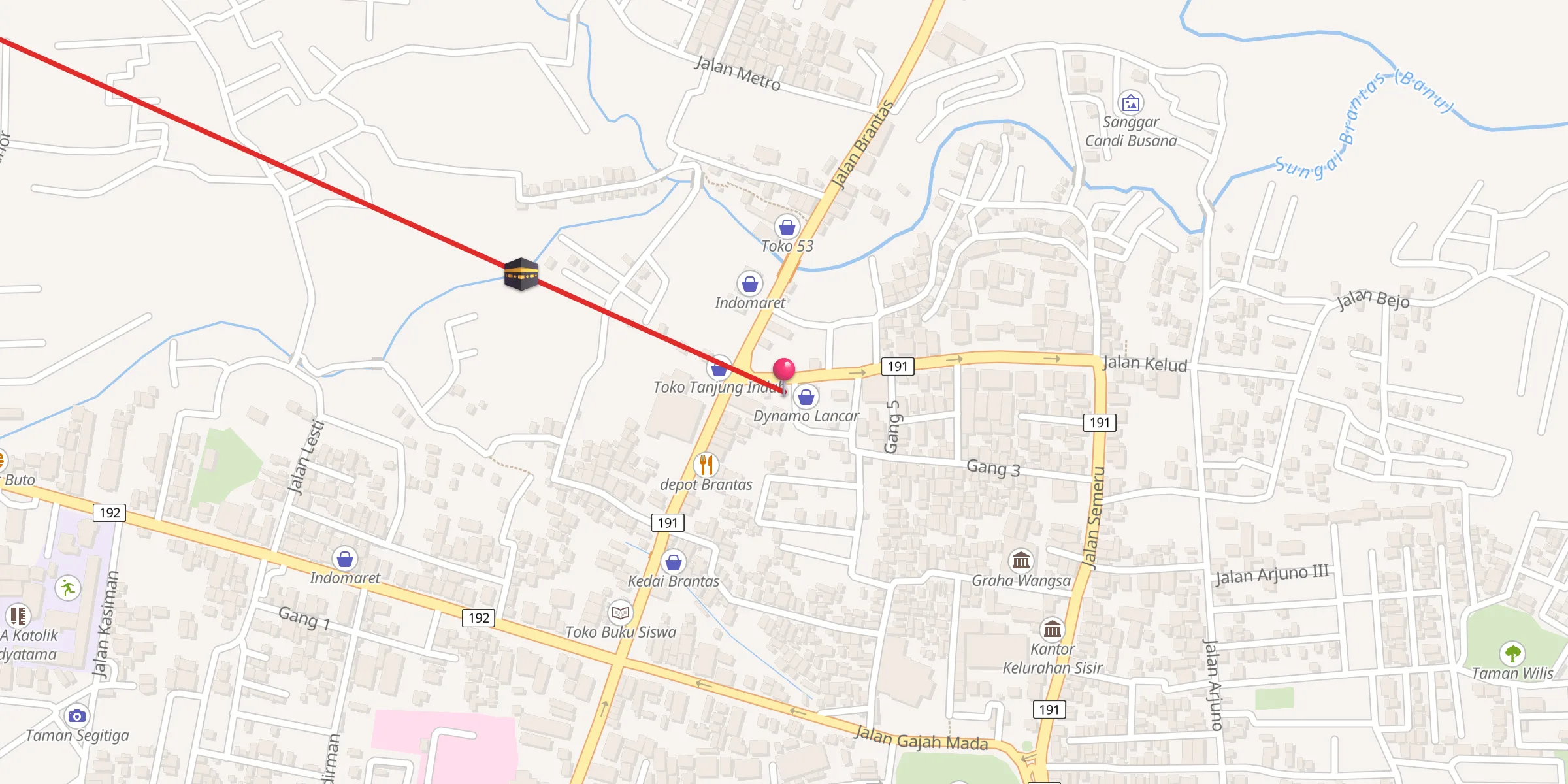 Carte de localisation : Mushola Baiturrahman