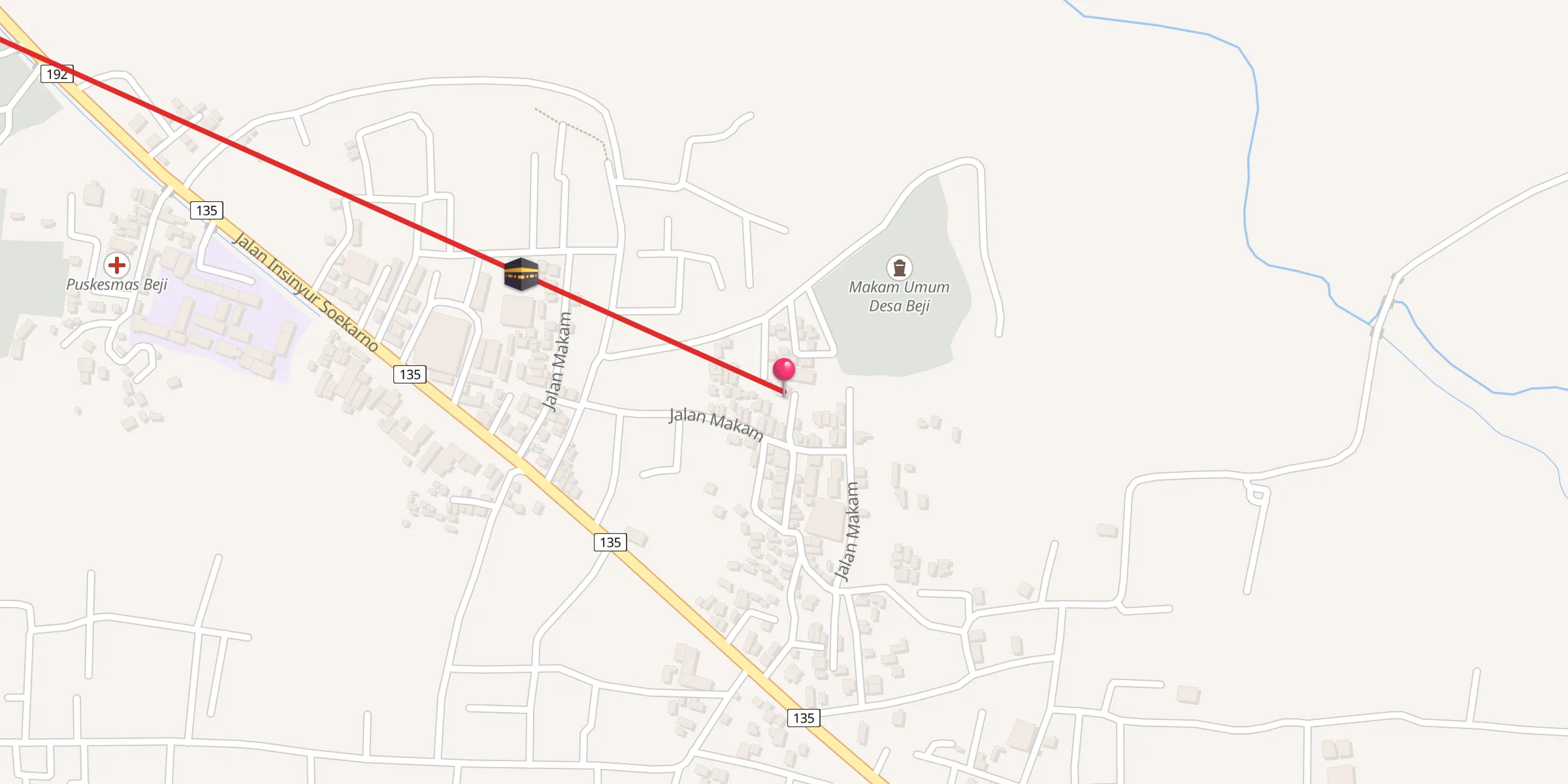 Carte de localisation : Masjid Sabilul Khoir