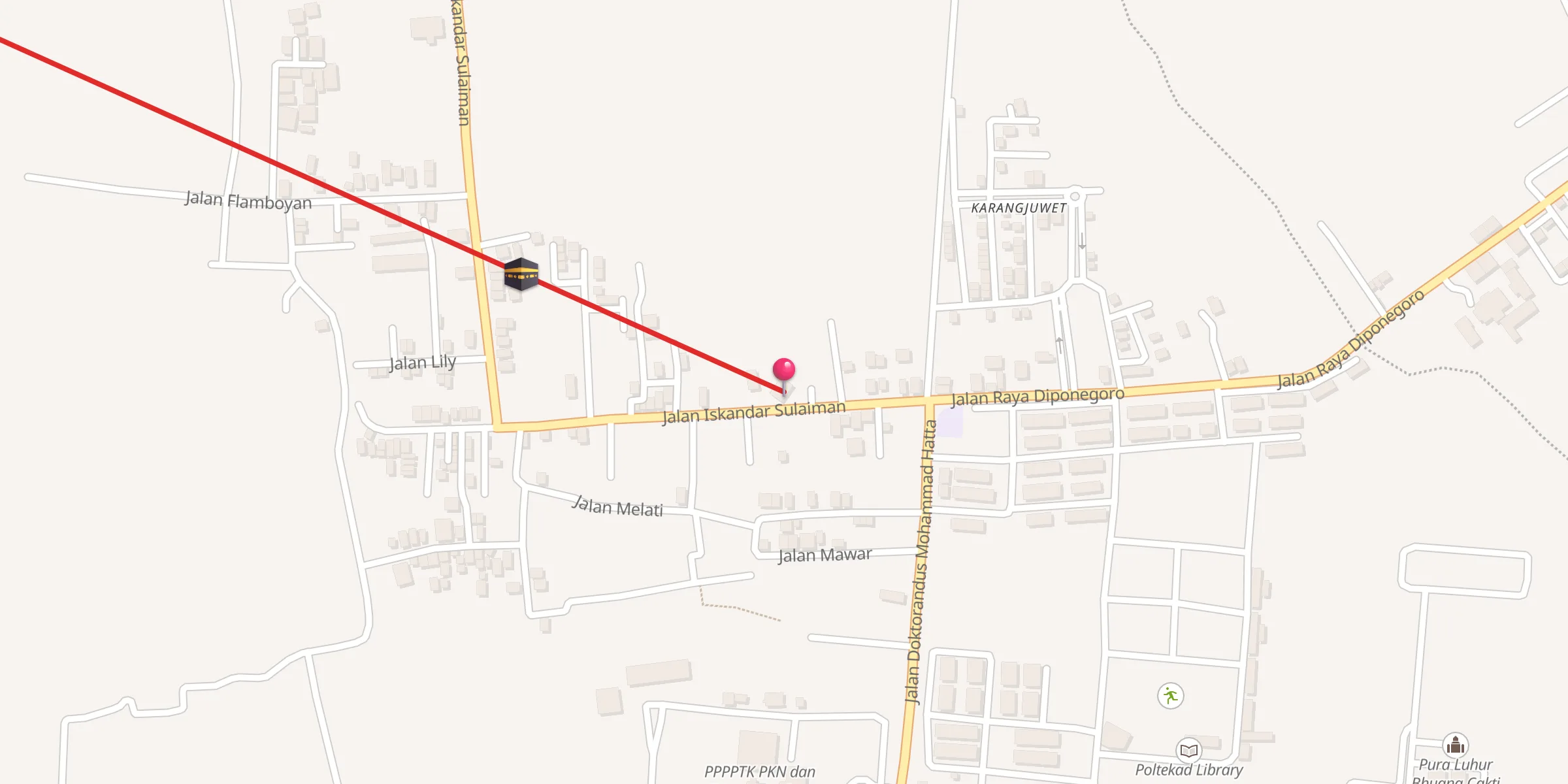 Carte de localisation : Masjid Iskandar Sulaiman