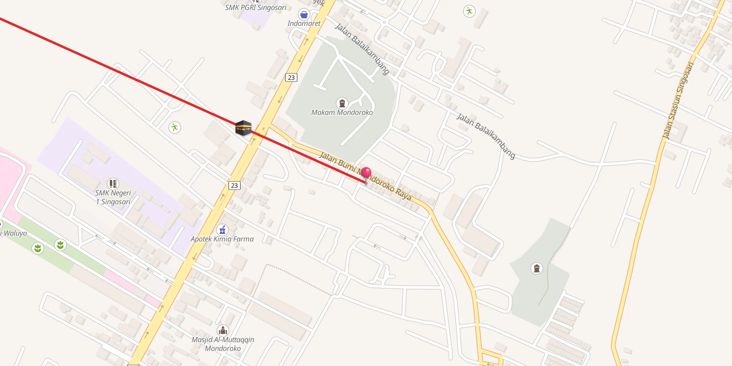 Carte de localisation : Masjid Darul Muttaqin