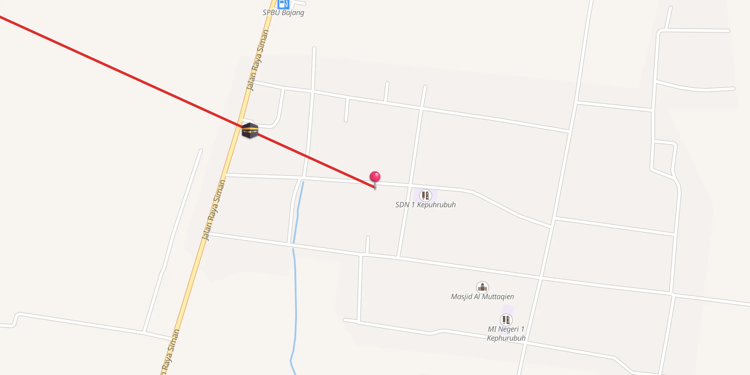 Carte de localisation : Masjid Ribaathu Adnin