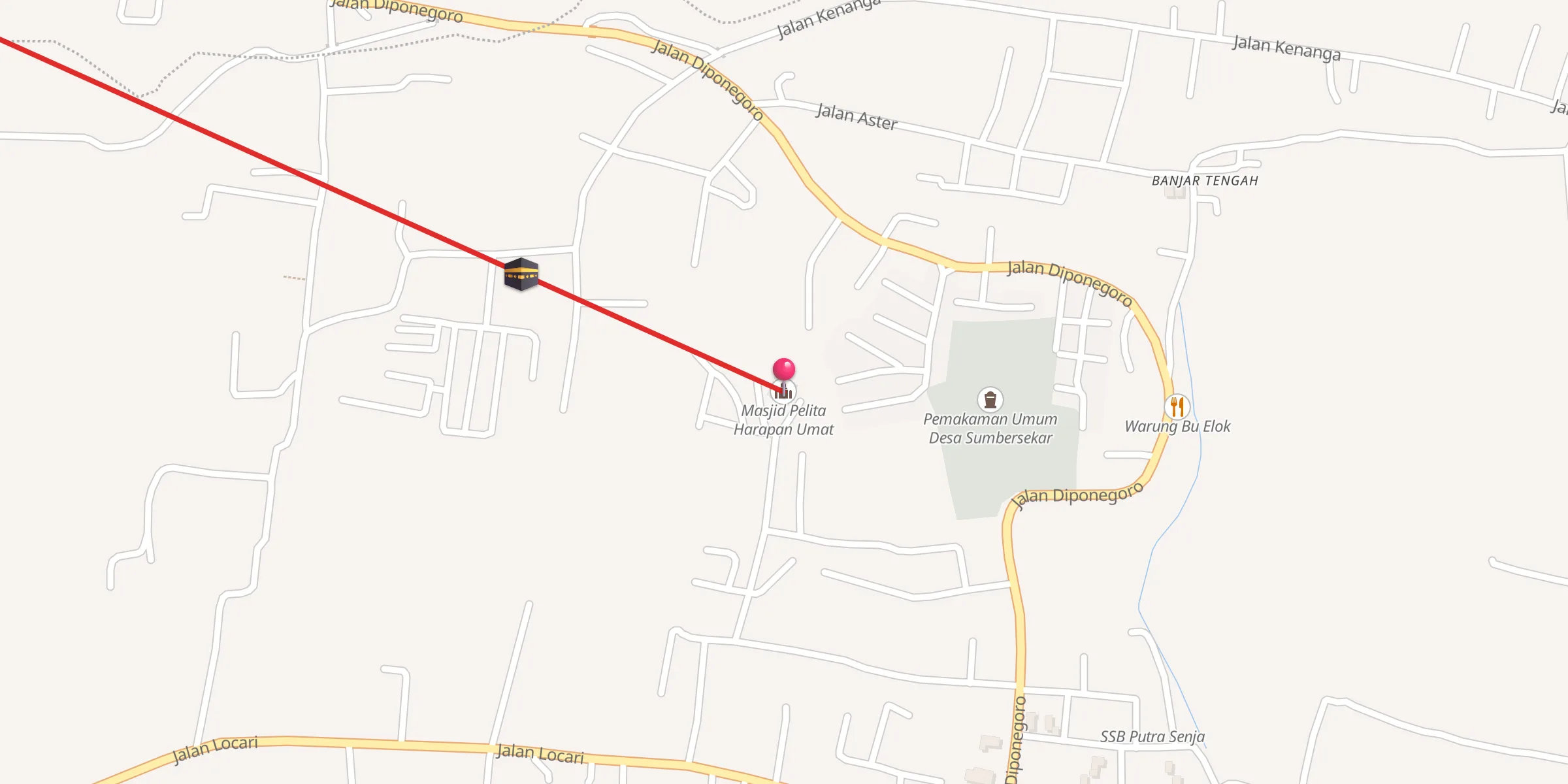 Carte de localisation : Masjid Pelita Harapan Umat