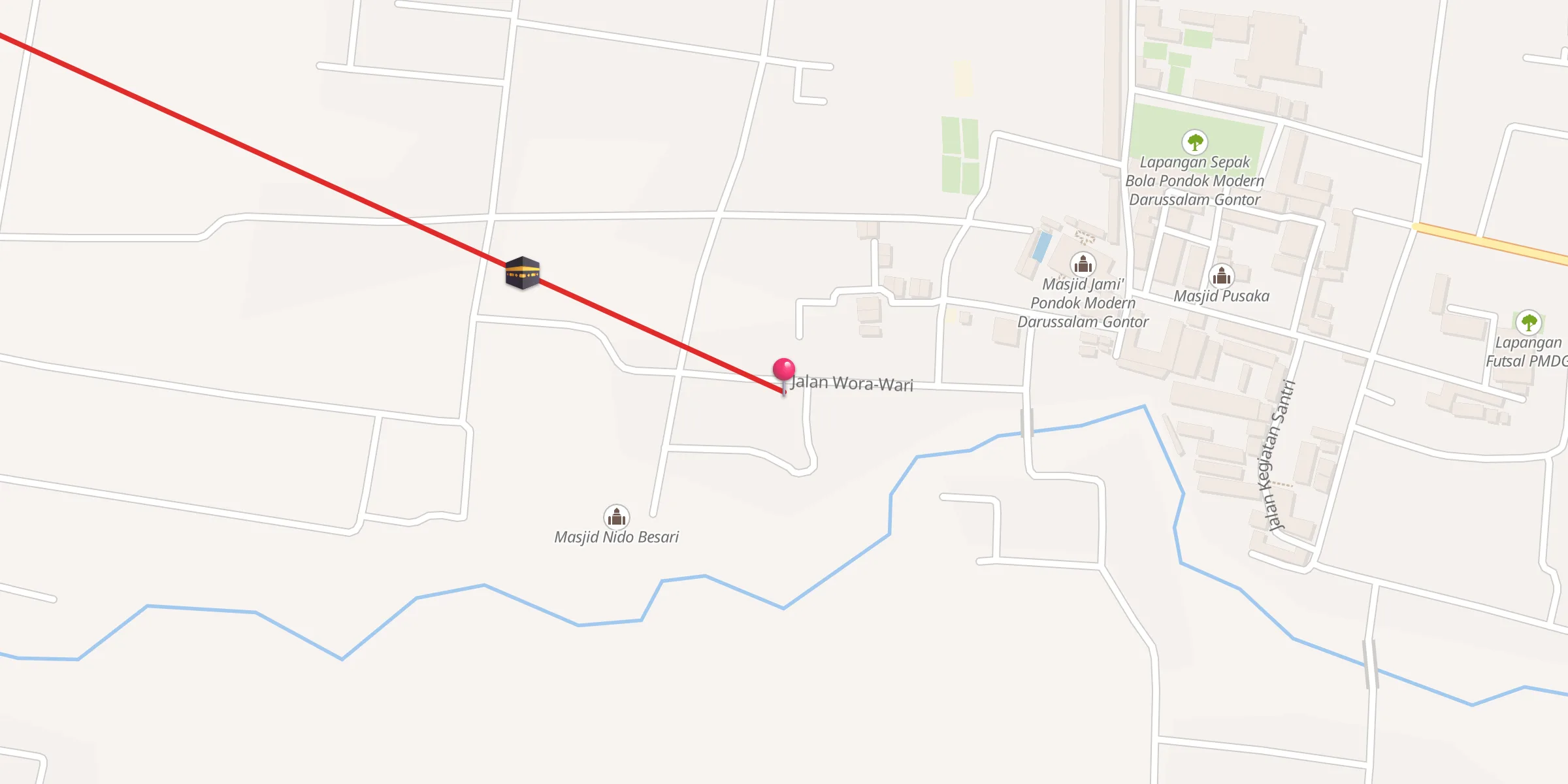 Carte de localisation : Masjid Baitur Rohmah