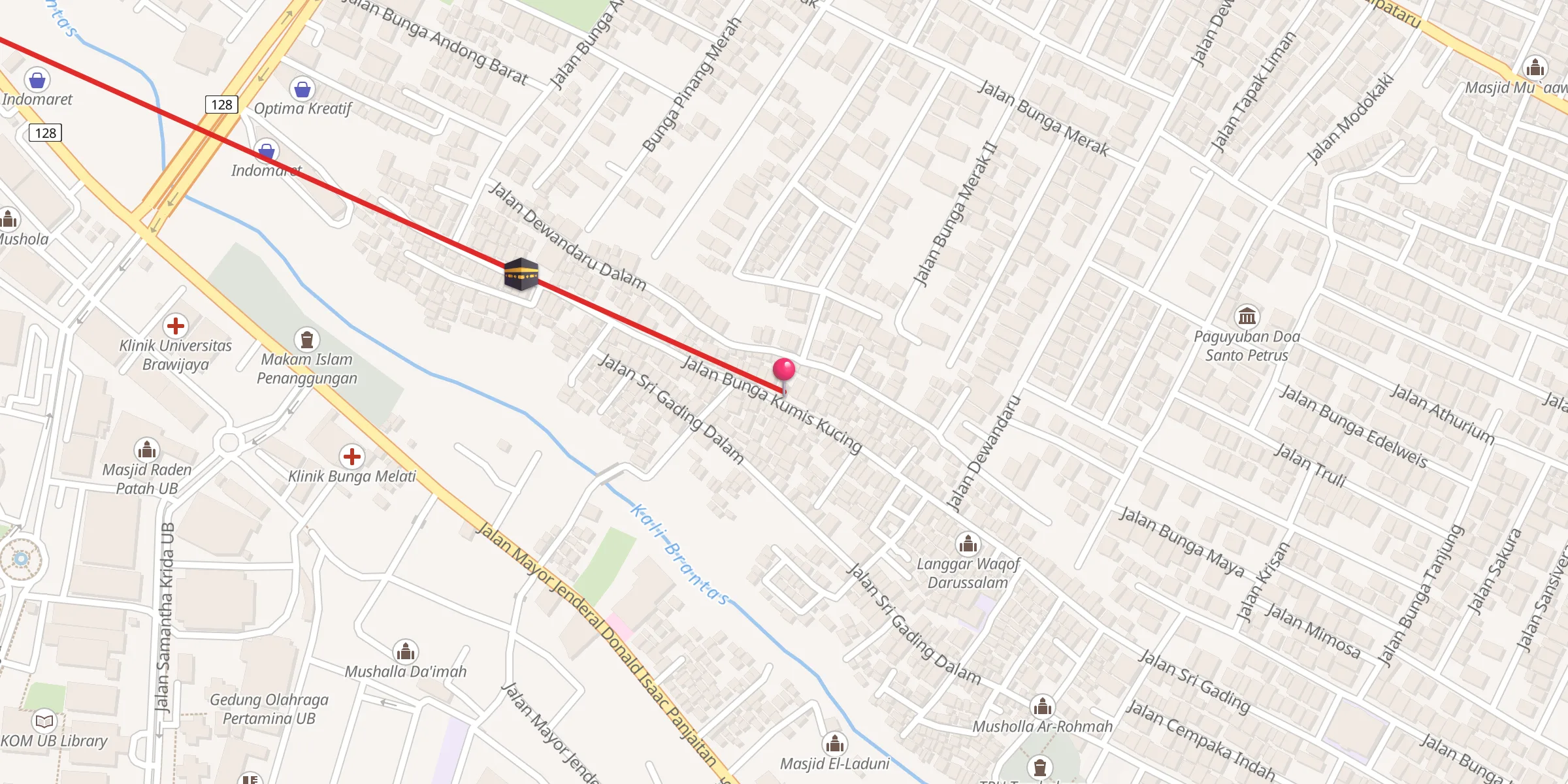 Carte de localisation : Langgar Waqaf Nurul Muttaqin