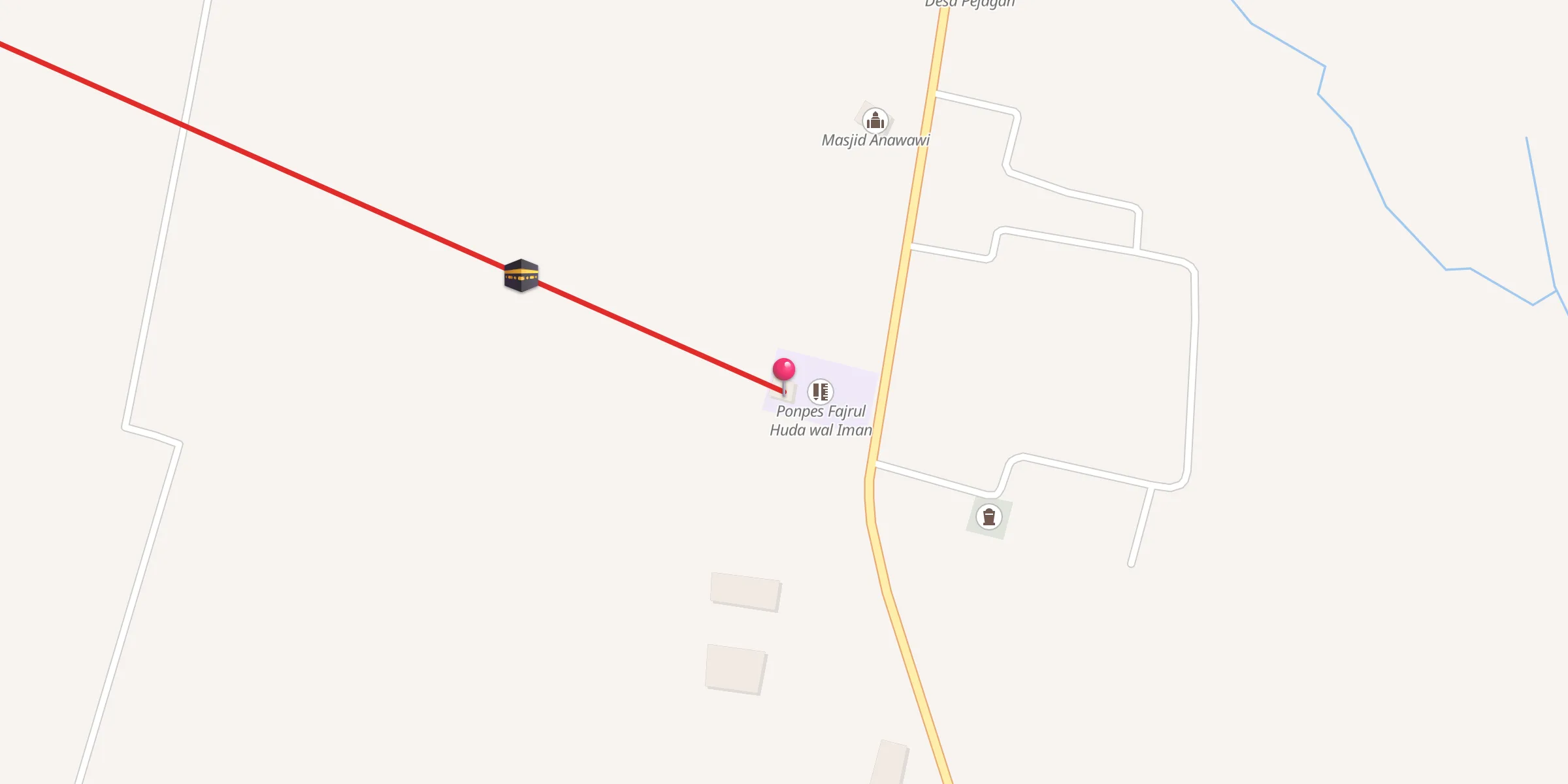 Carte de localisation : Masjid Fajrul Huda wal Iman