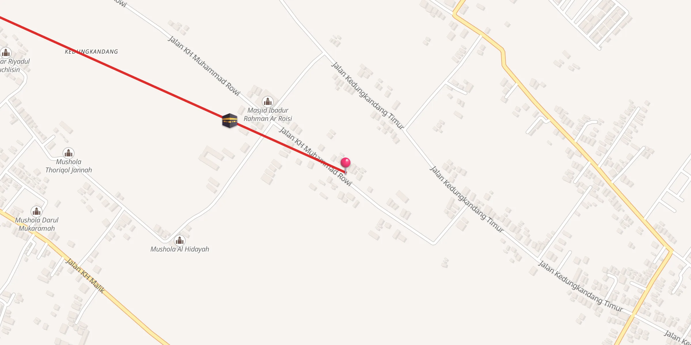 Carte de localisation : Langgar Nashirudin