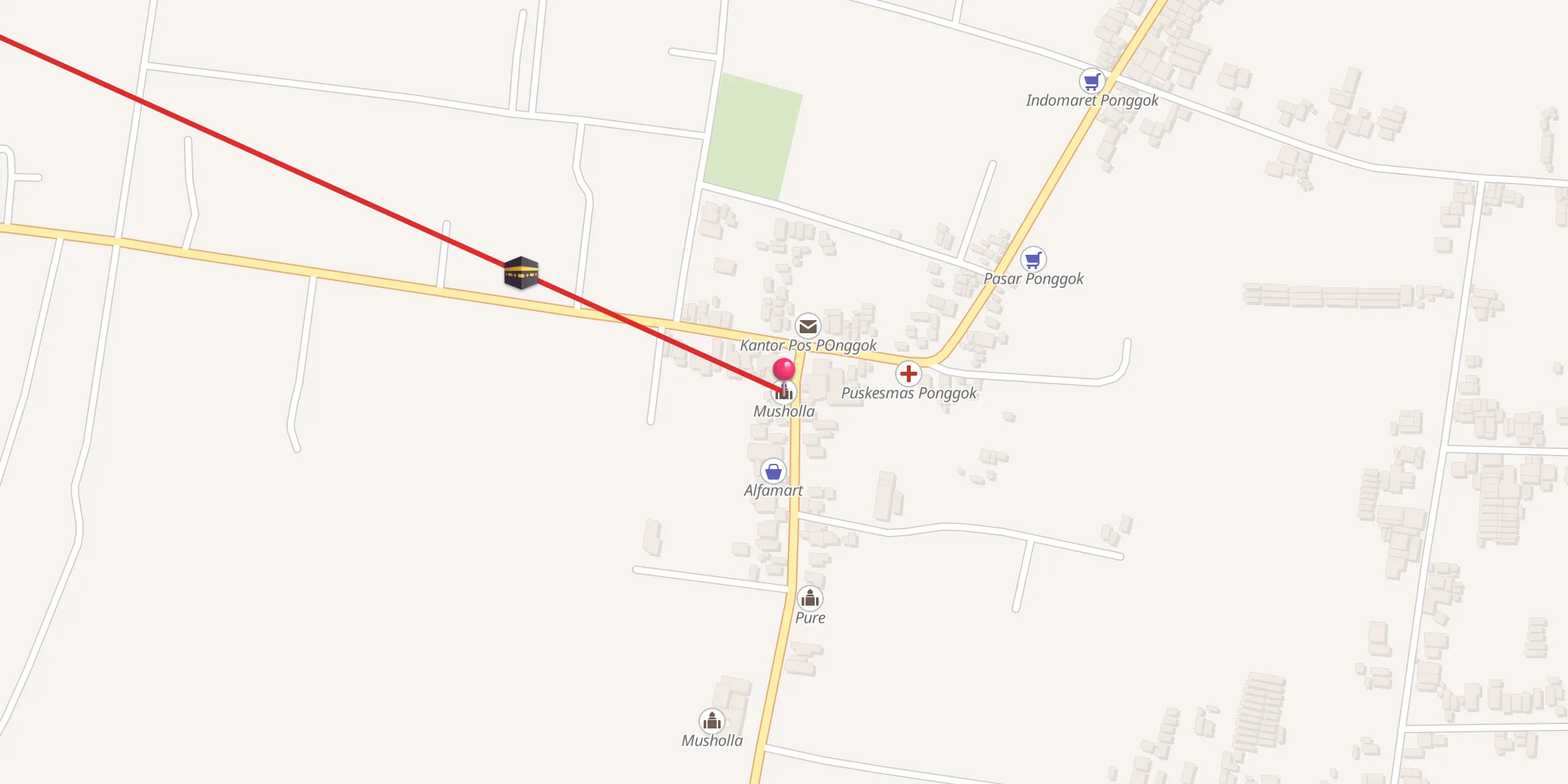 Carte de localisation : Musholla