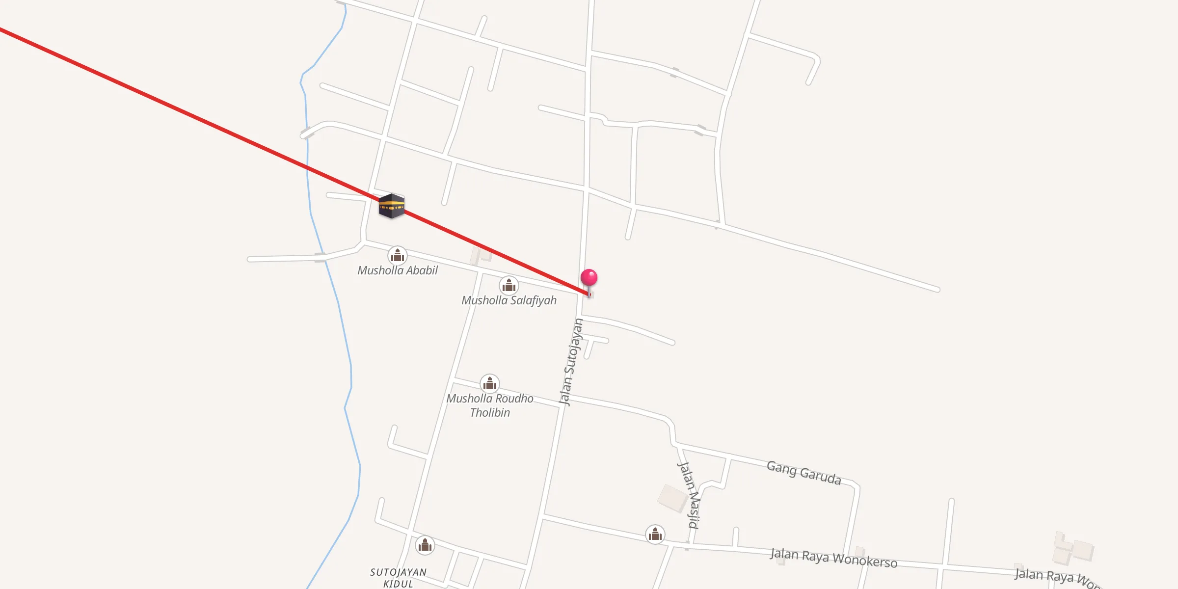 Carte de localisation : Langgar Waqof Nurul Huda