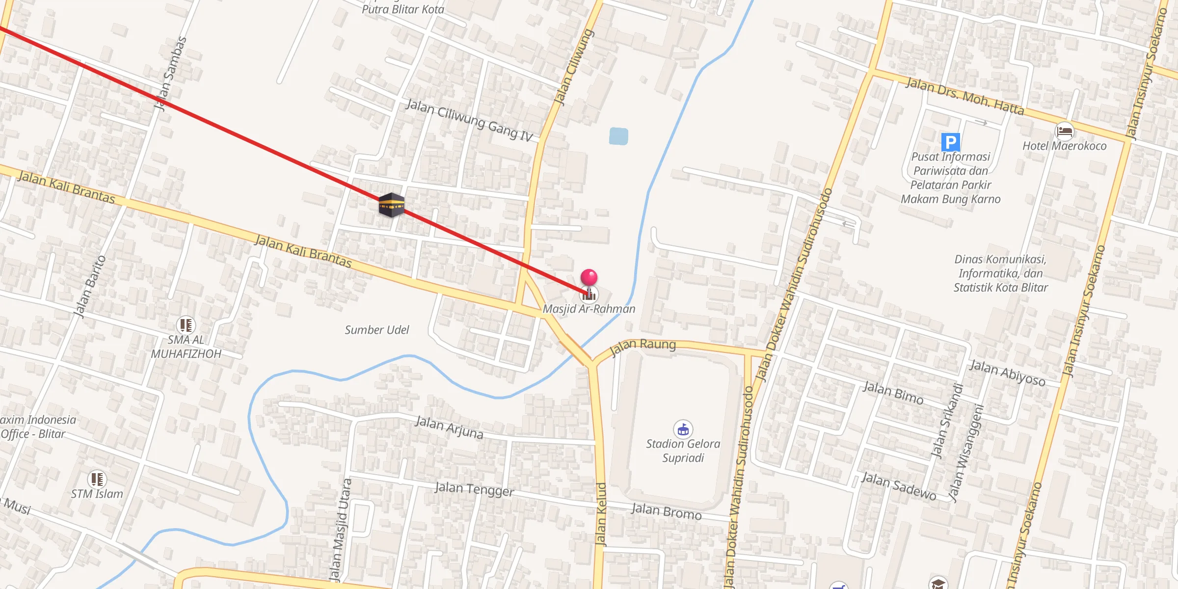 Carte de localisation : Masjid Ar-Rahman