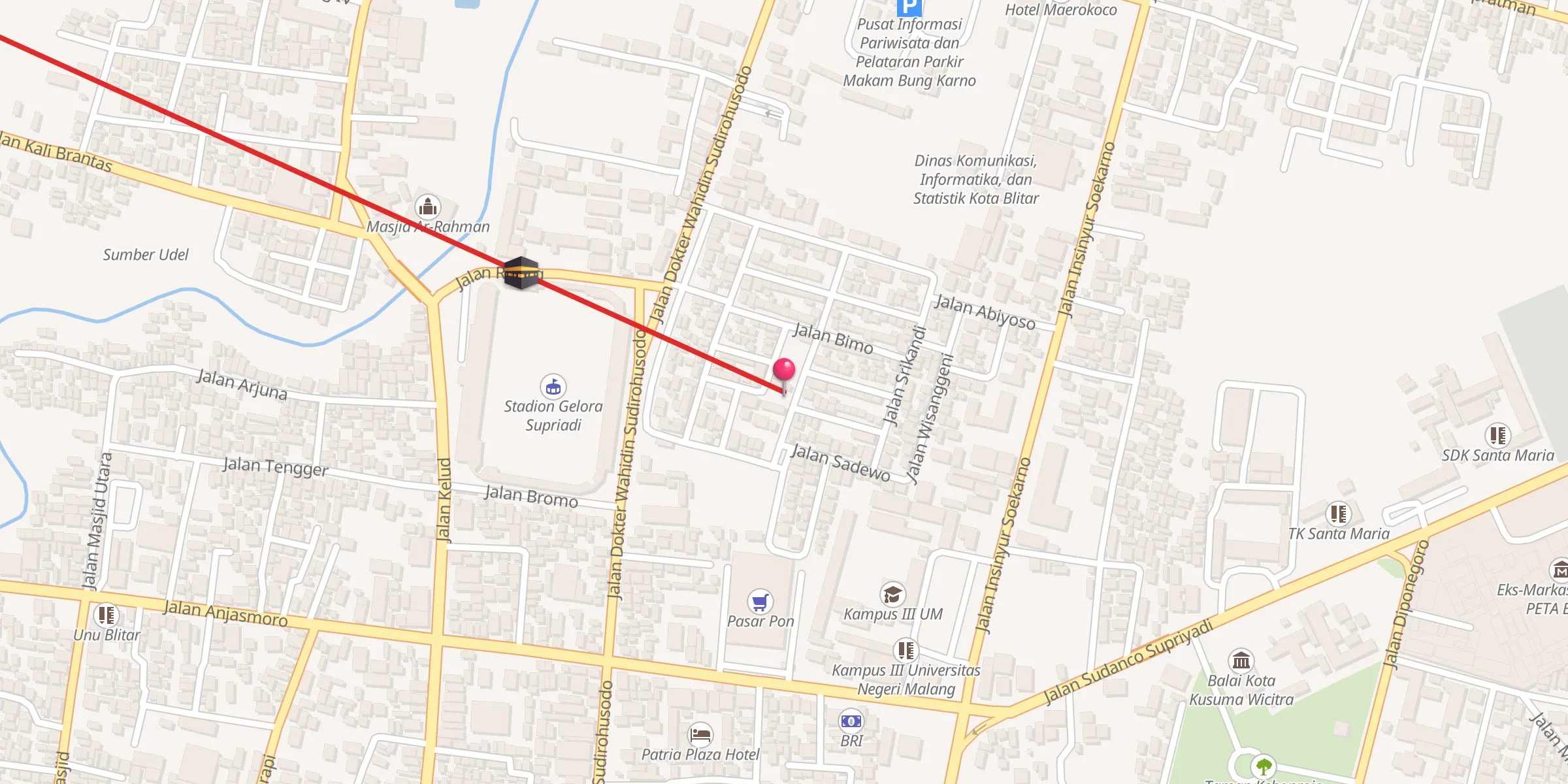 Carte de localisation : Masjid Miftakhul Huda