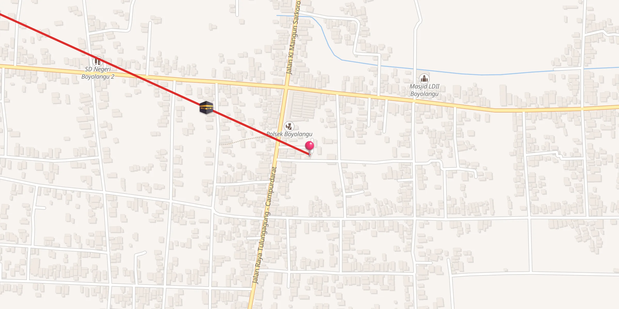 Carte de localisation : Masjid Muhammadiyah "Munirah Muhammad Al Muthlaq"