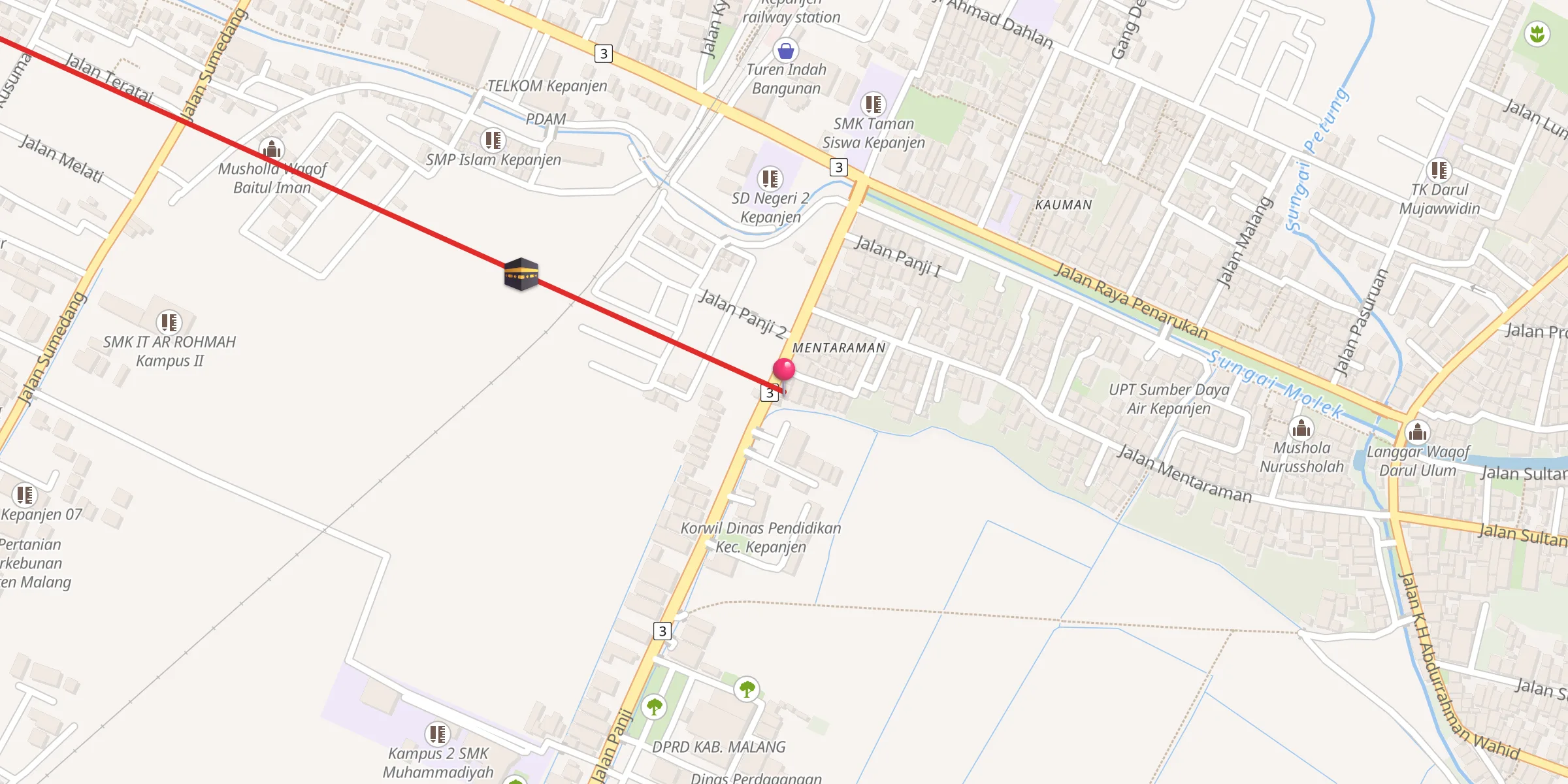 Carte de localisation : Langgar Darussalam