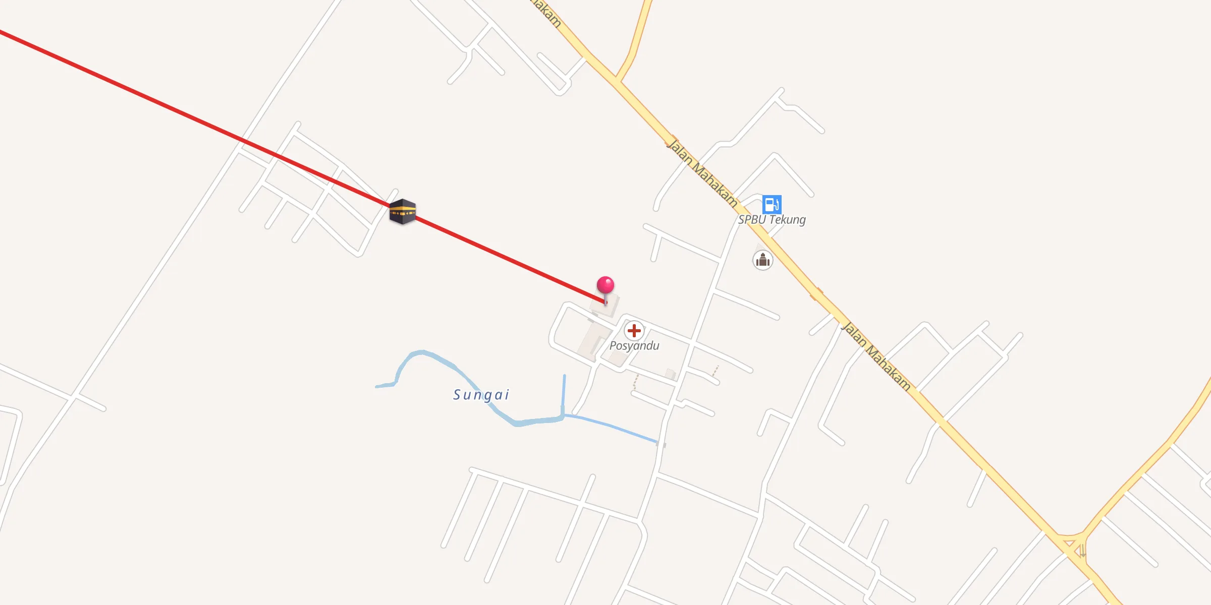 Carte de localisation : Masjid Al ikhlas