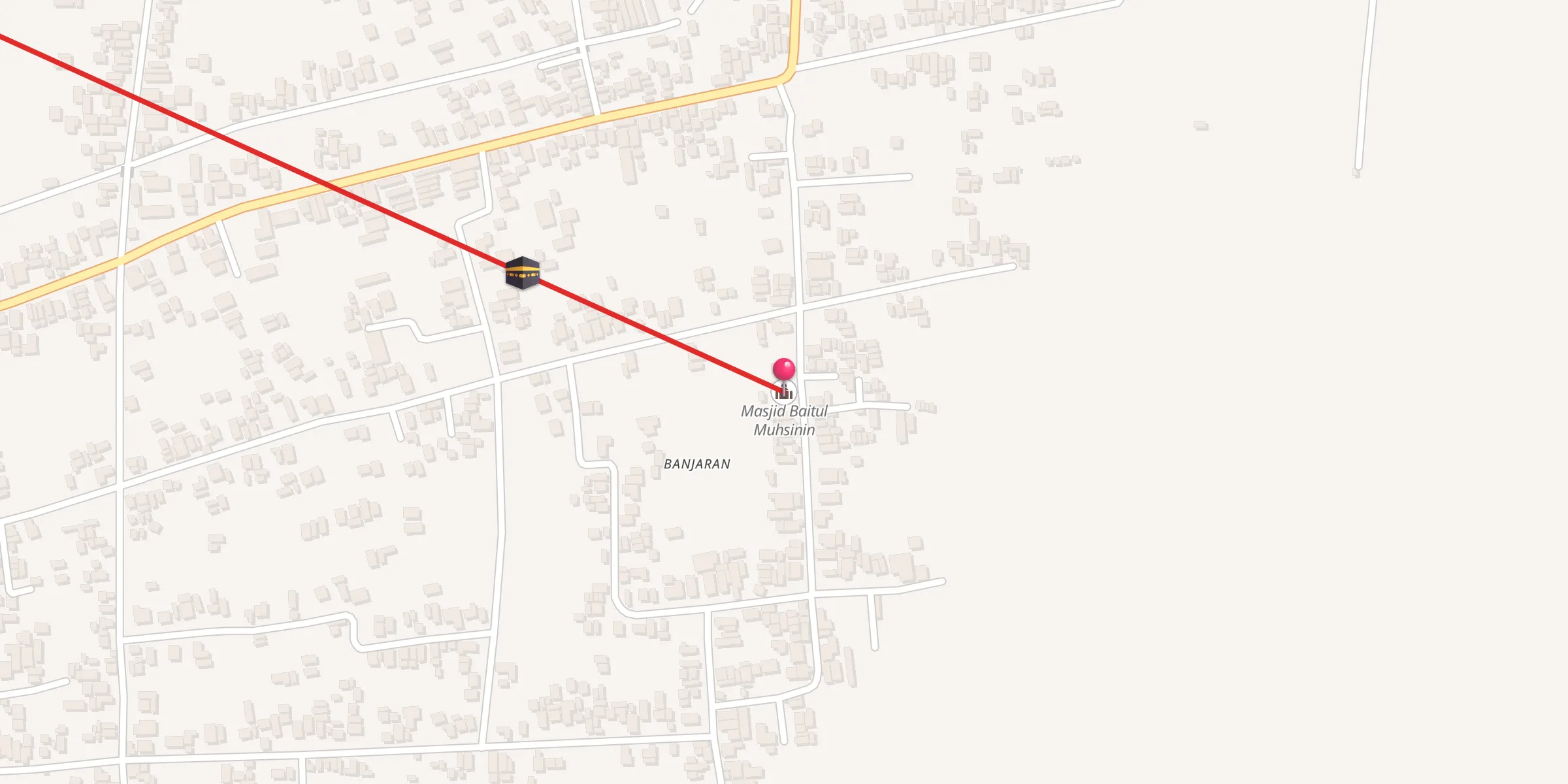 Carte de localisation : Masjid Baitul Muhsinin