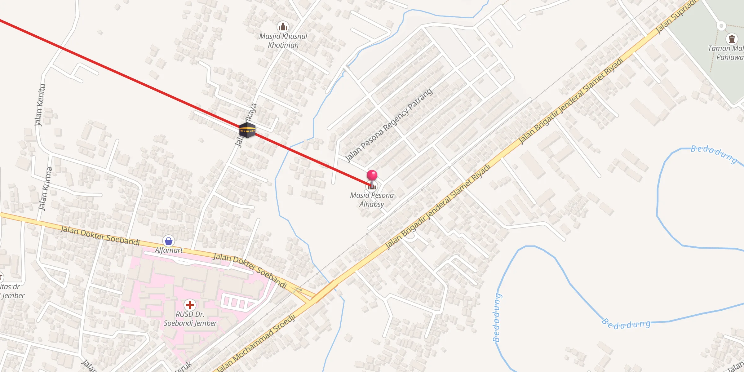 Carte de localisation : Masid Pesona Alhabsy