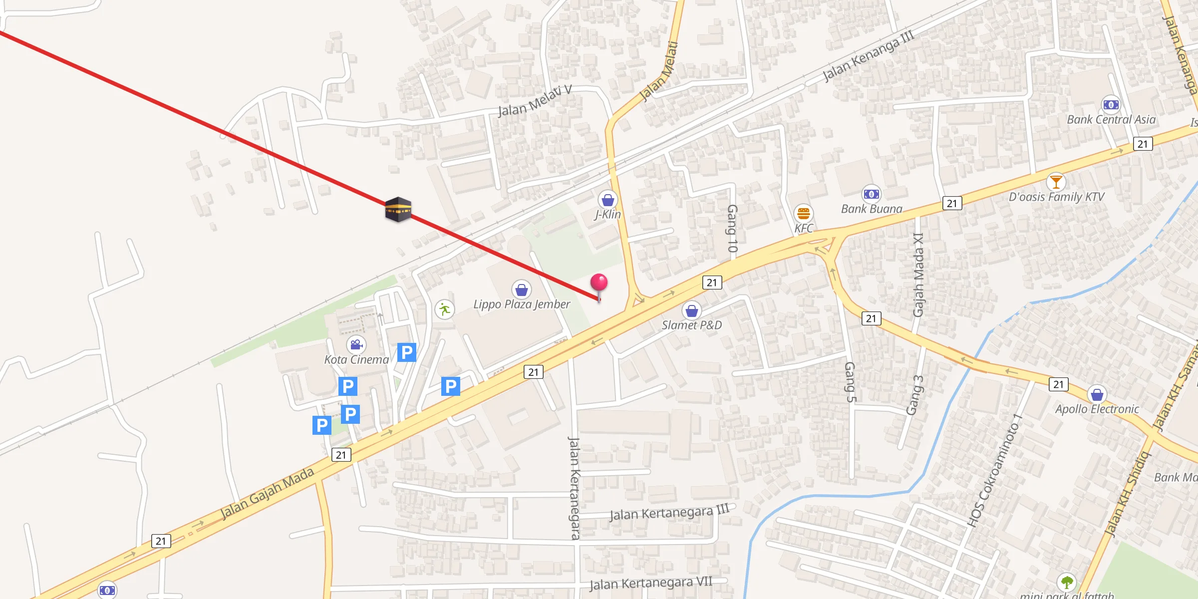 Carte de localisation : Masjid Al Huda