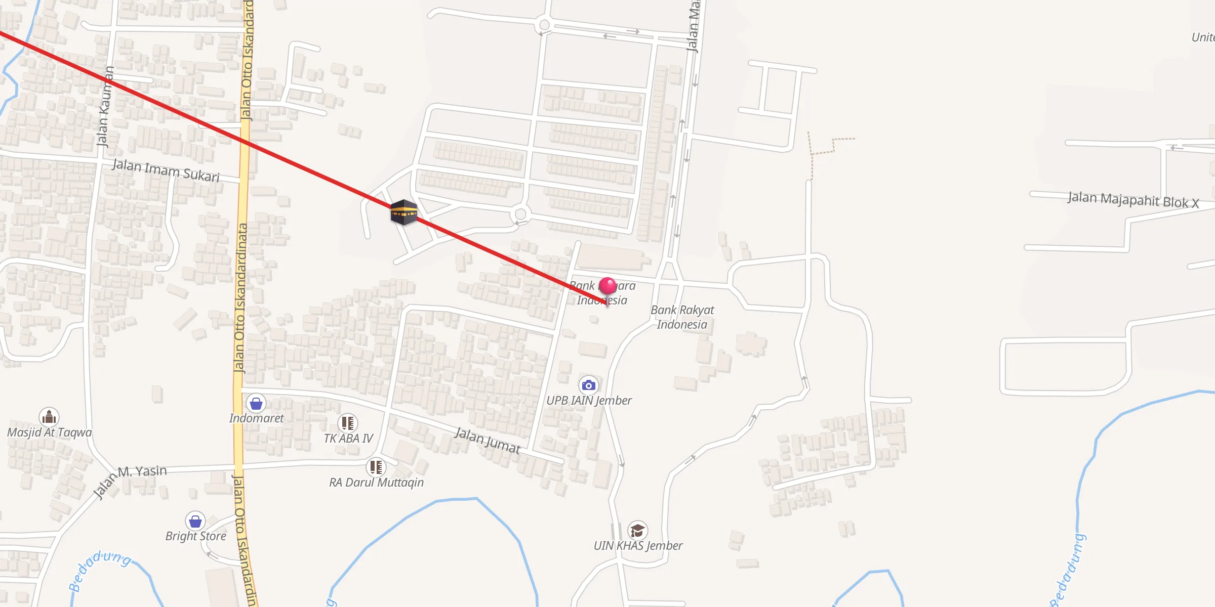 Carte de localisation : Masjid Sunan Ampel