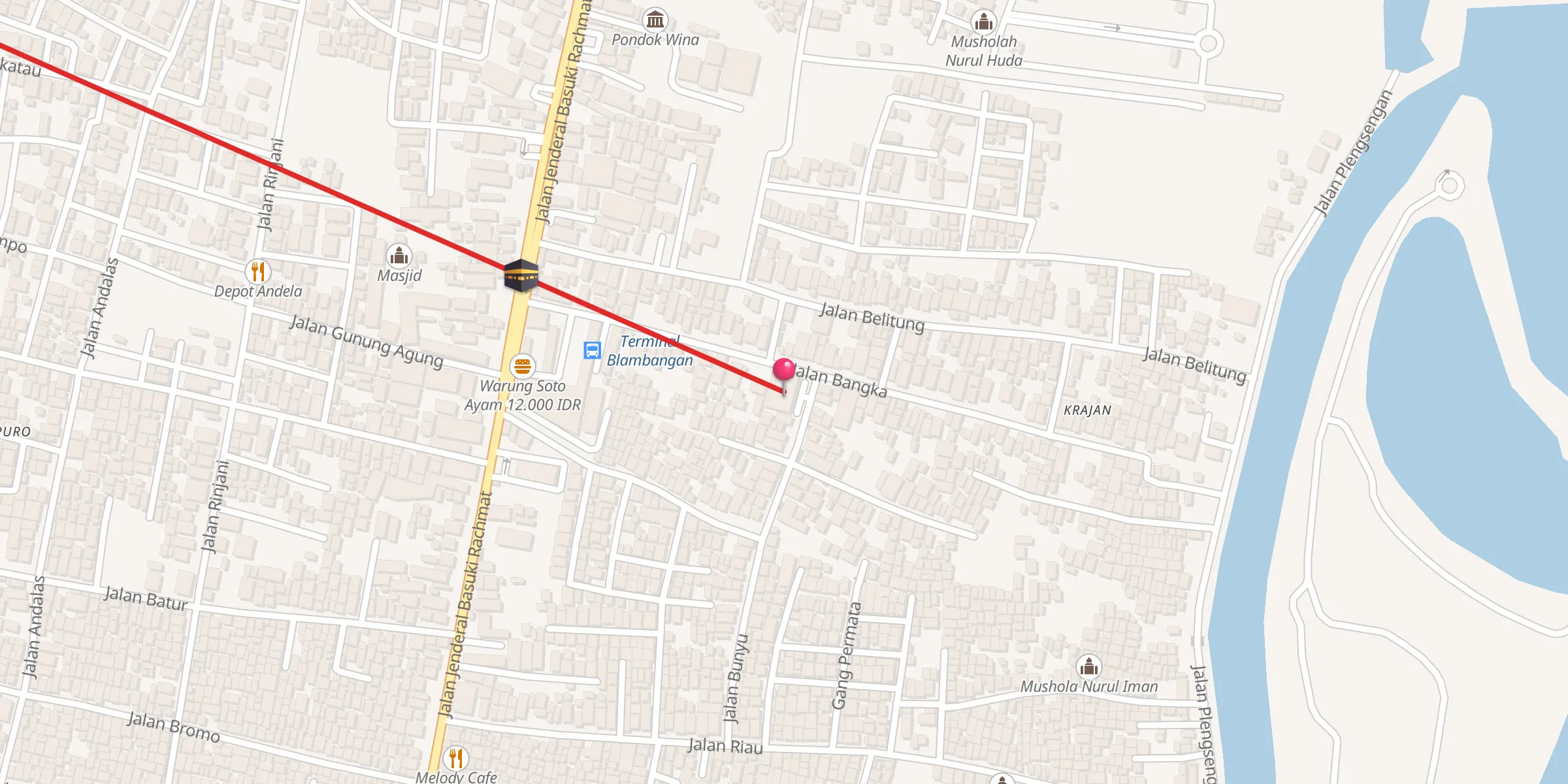 Carte de localisation : Masjid Al Taqwa