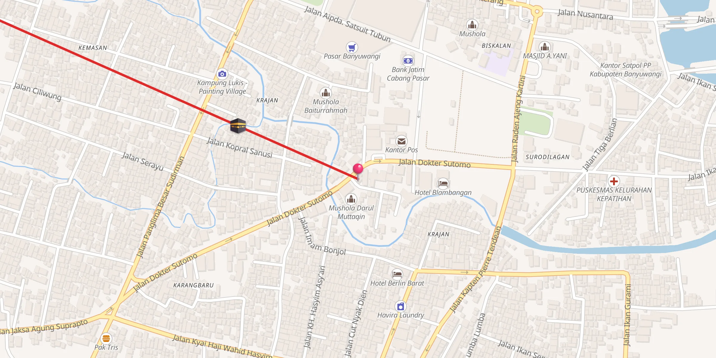 Carte de localisation : GEREJA GPIB