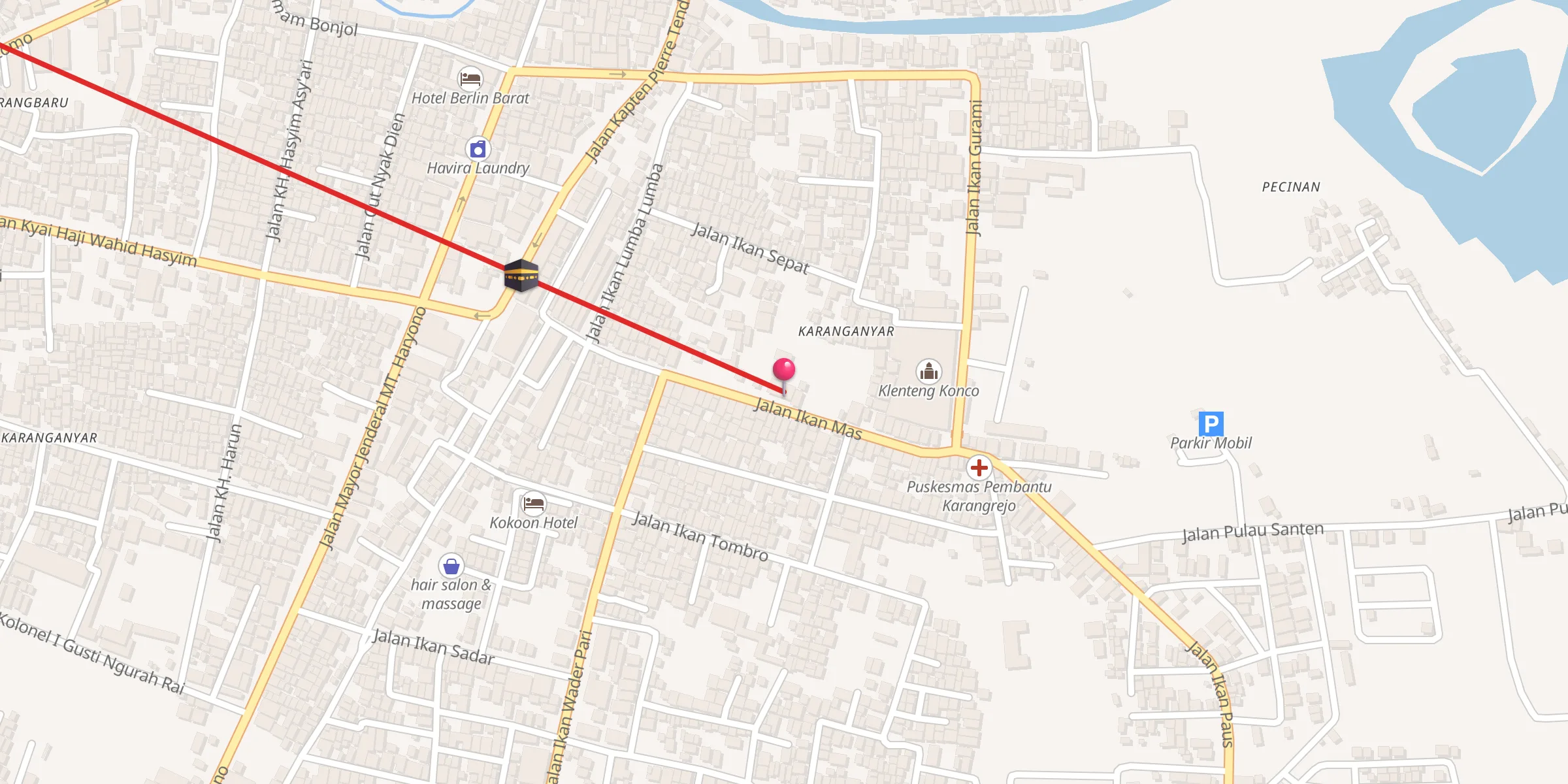 Carte de localisation : Masjid Al Ikhlas