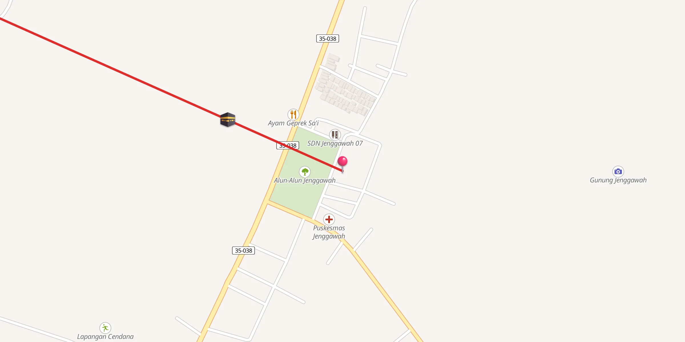 Carte de localisation : Masjid Hidayatullah