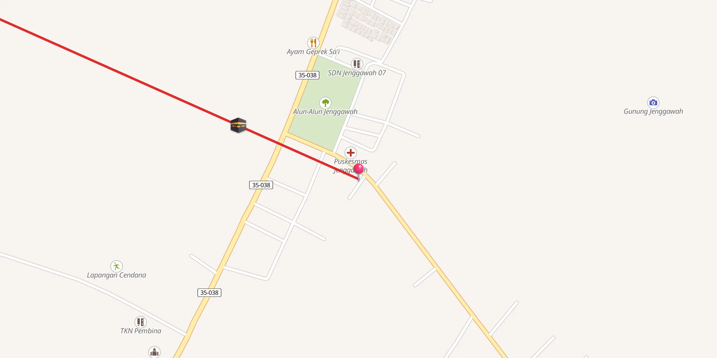 Carte de localisation : Masjid Al Mukhsin