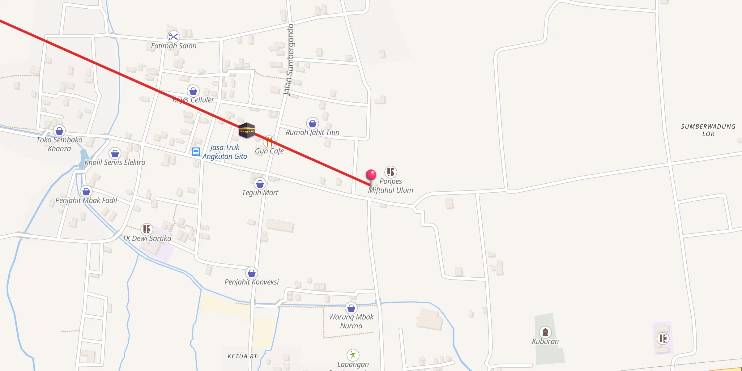 Carte de localisation : Masjid Miftahul Ullum
