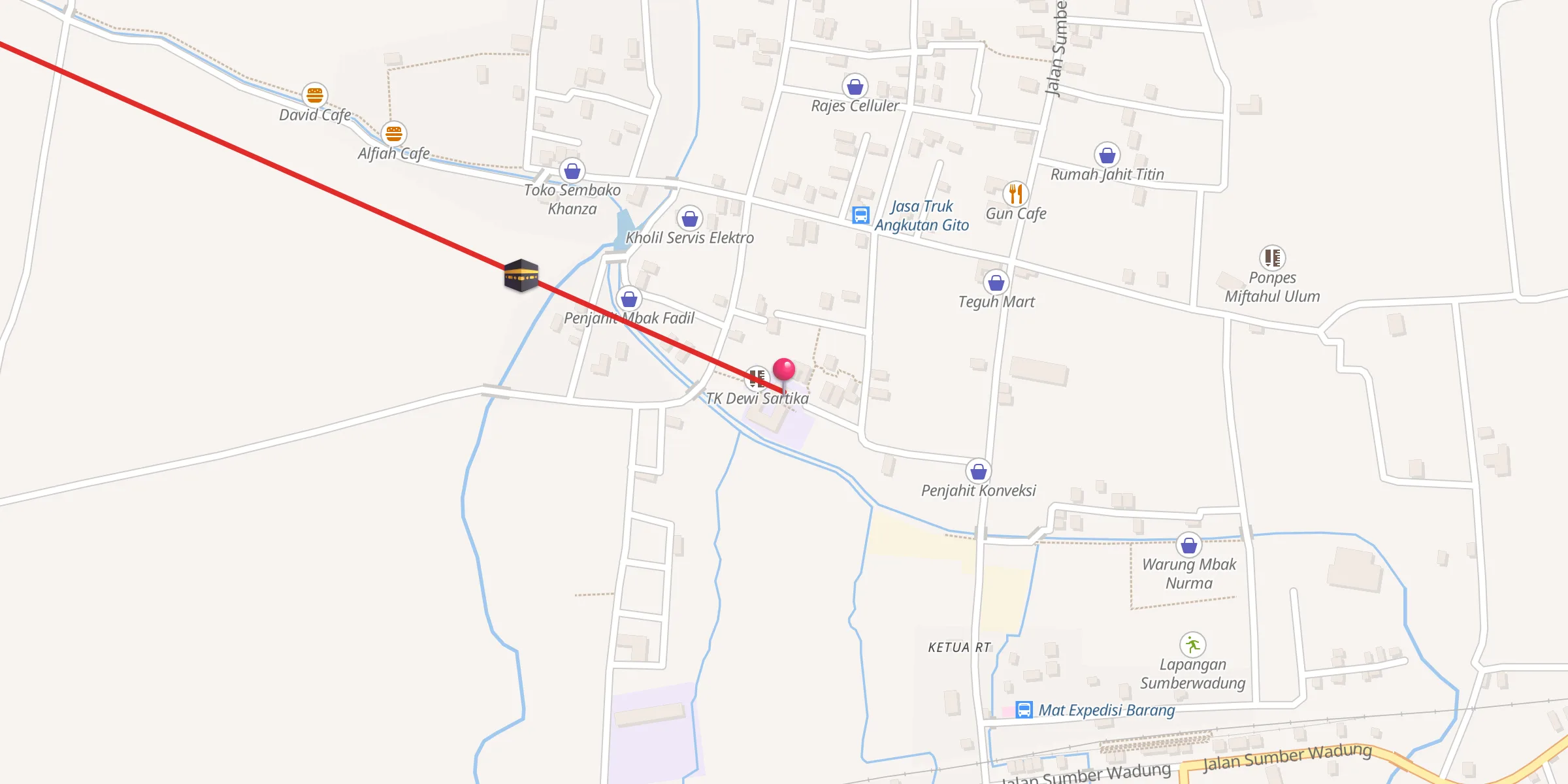 Carte de localisation : Masjid Nurul Huda