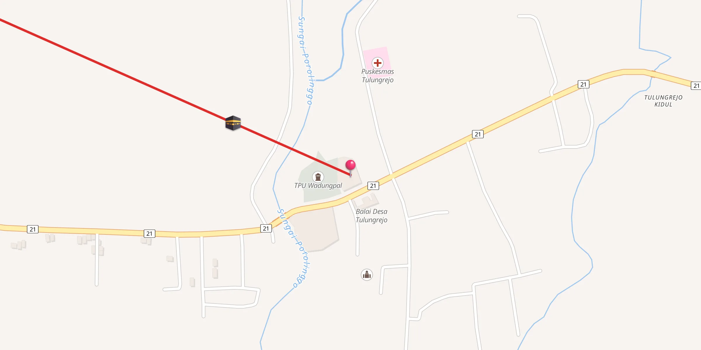 Carte de localisation : Masjid Sabilal Muttaqin