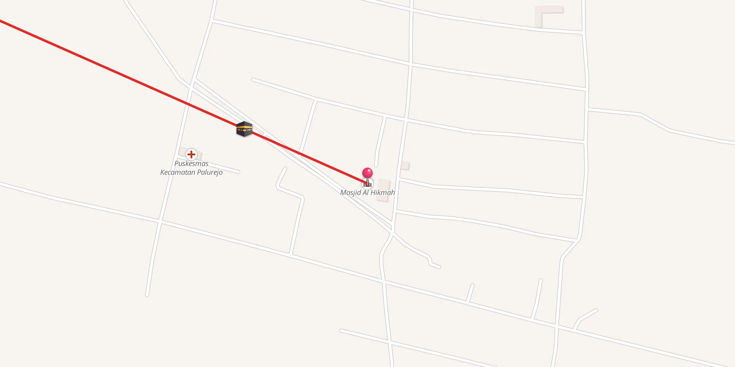 Carte de localisation : Masjid Al Hikmah