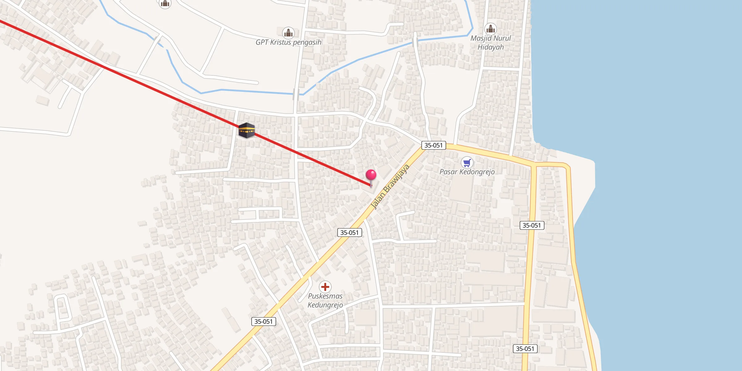 Carte de localisation : Masjid Al Ikhlas