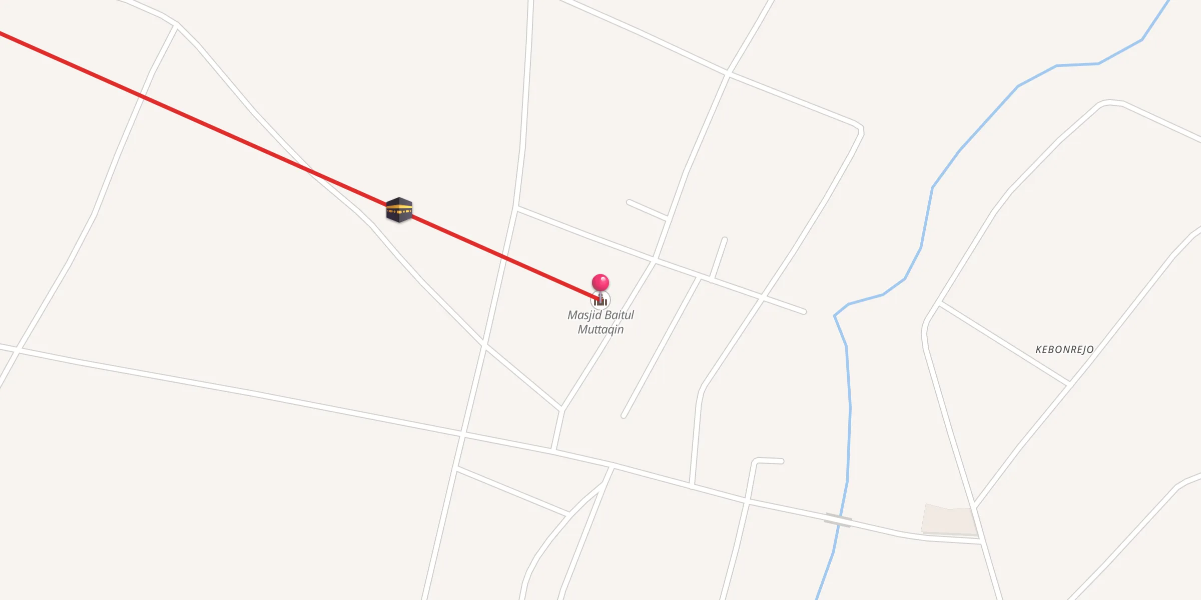 Carte de localisation : Masjid Baitul Muttaqin