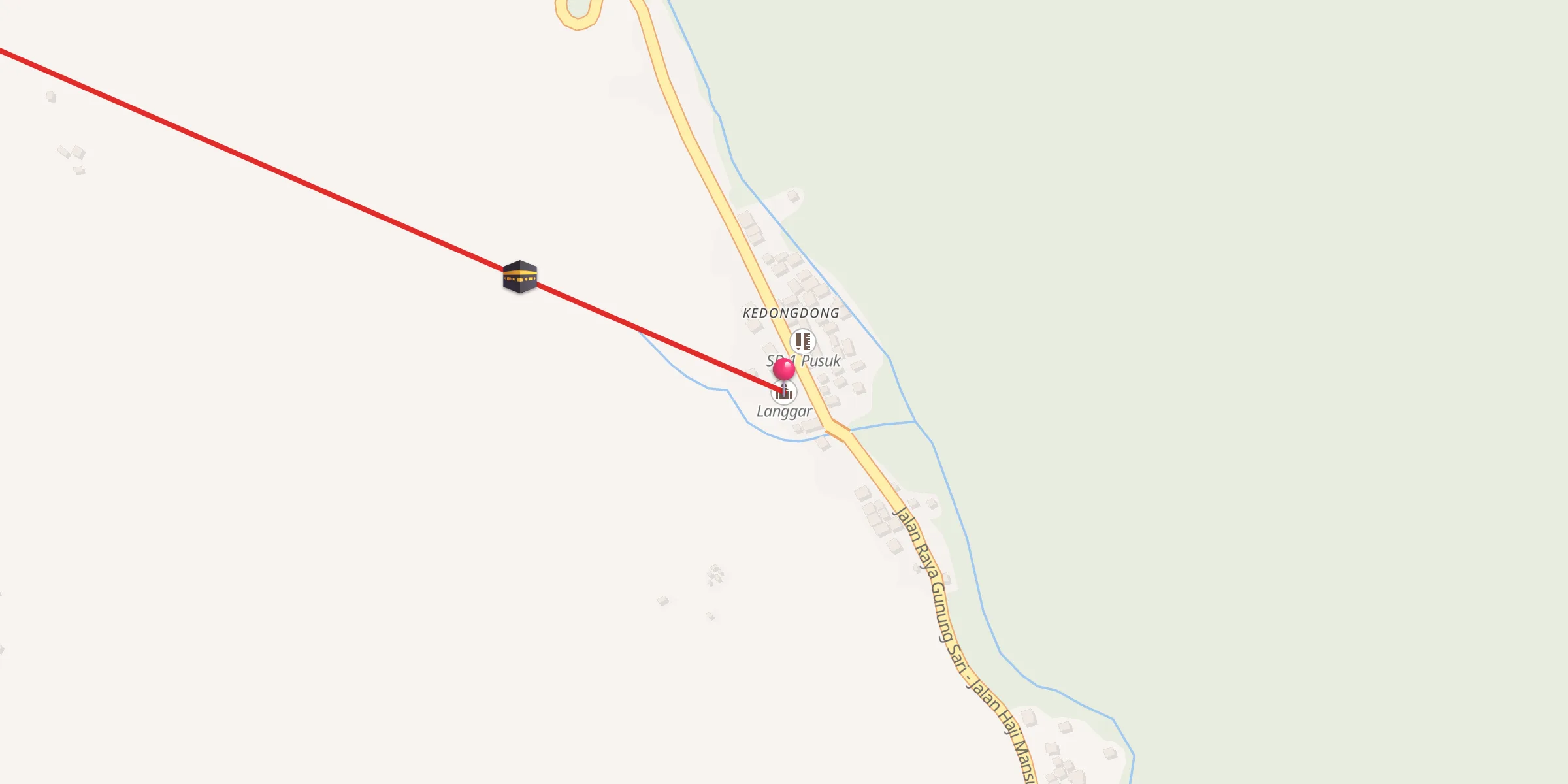 Carte de localisation : Langgar