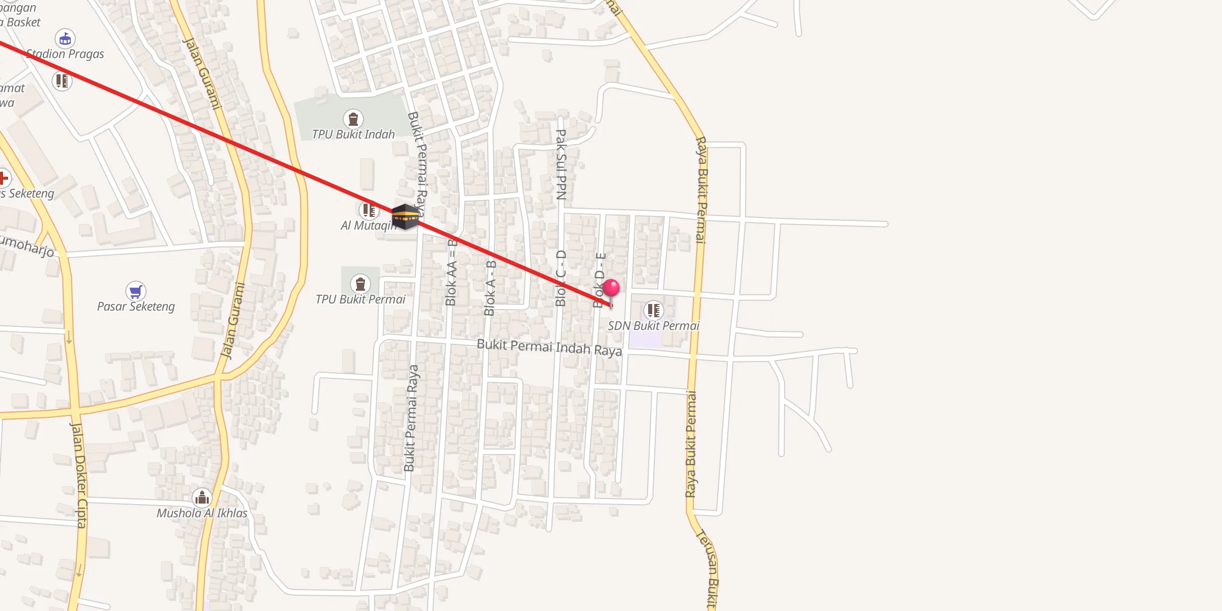 Carte de localisation : Al Munawarah
