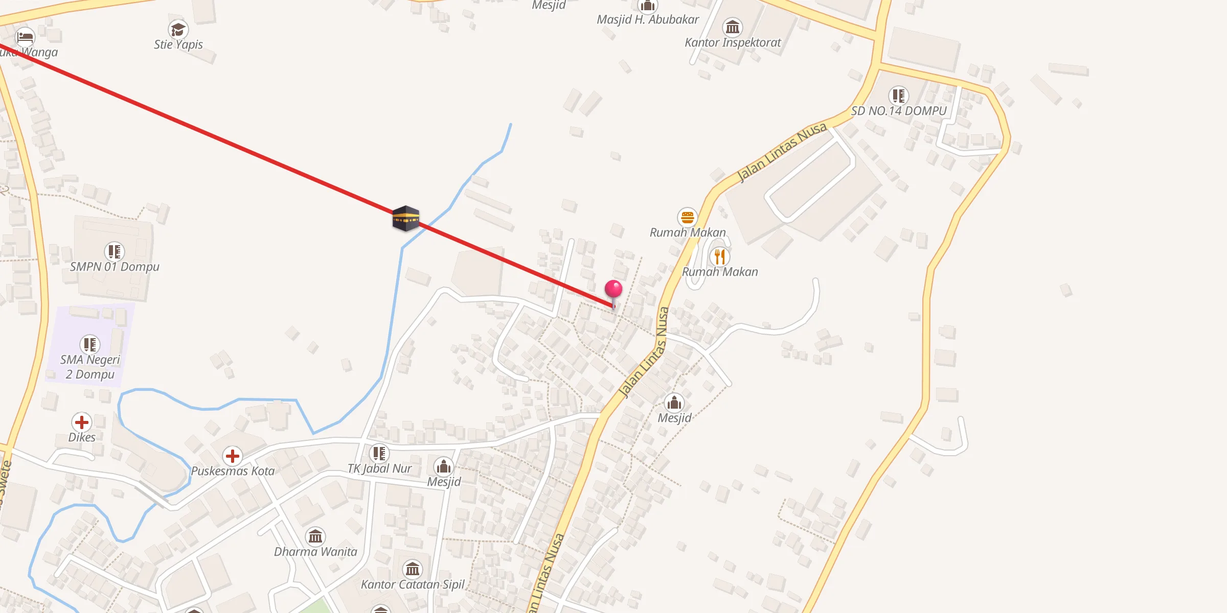 Carte de localisation : Masjid Babul Muslim