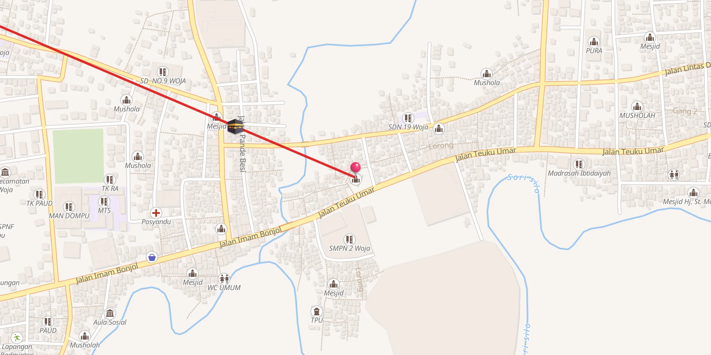 Carte de localisation : Al-Mutahirin