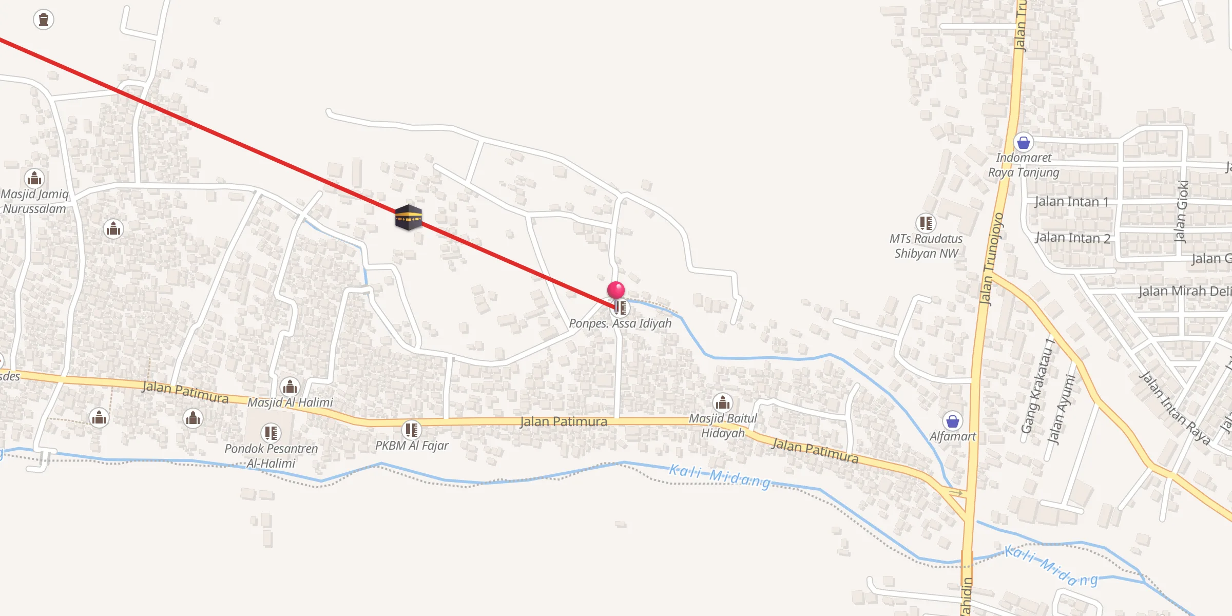 Carte de localisation : Langgar Assaidiyah