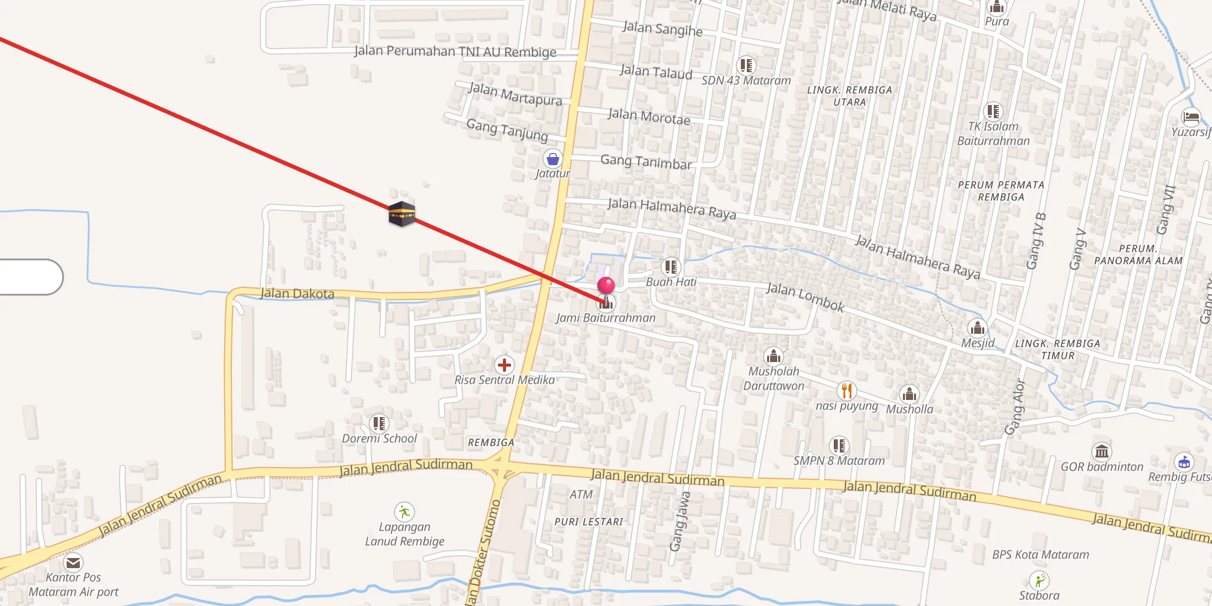 Carte de localisation : Jami Baiturrahman