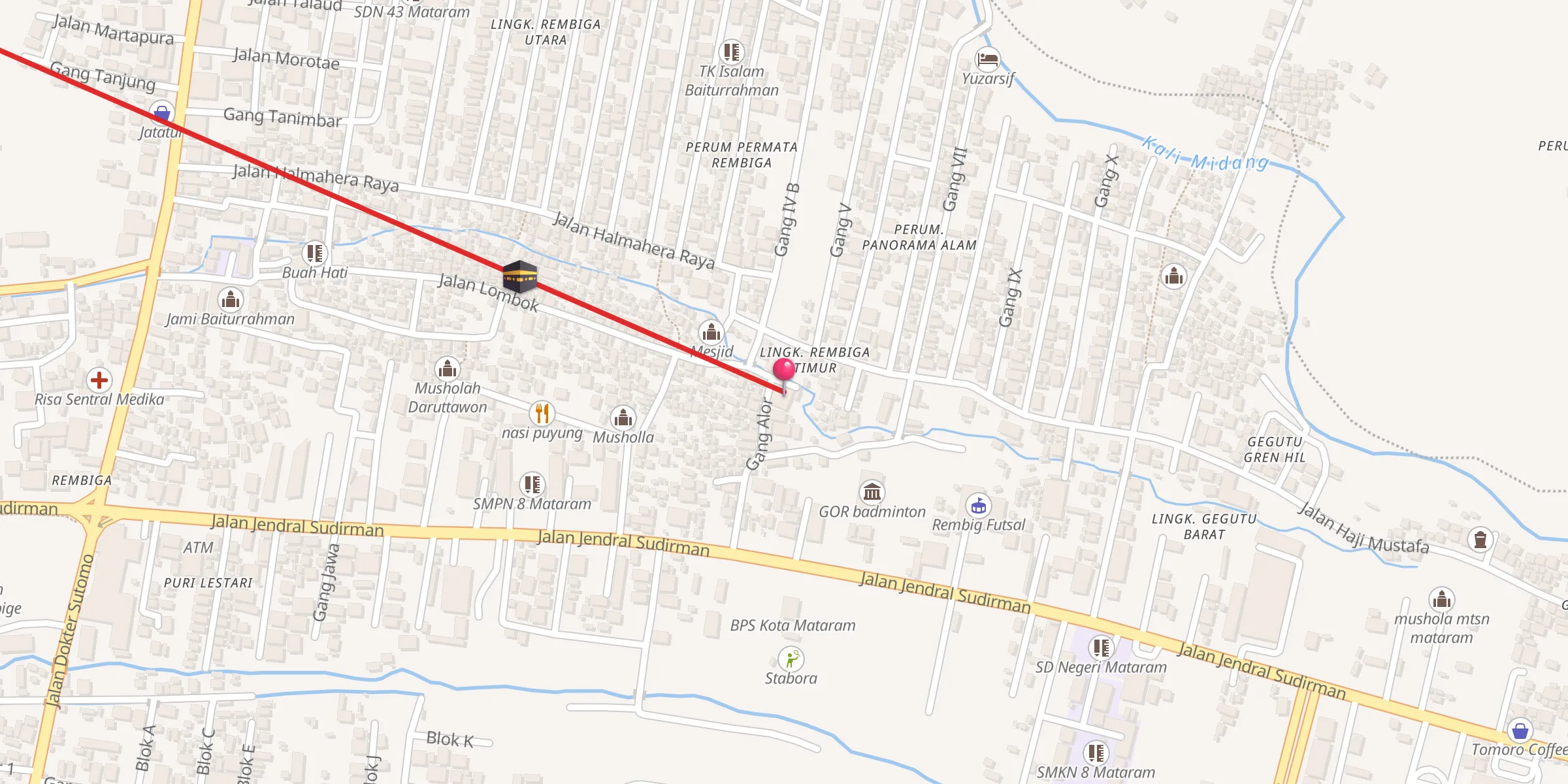 Carte de localisation : Baiturrahim