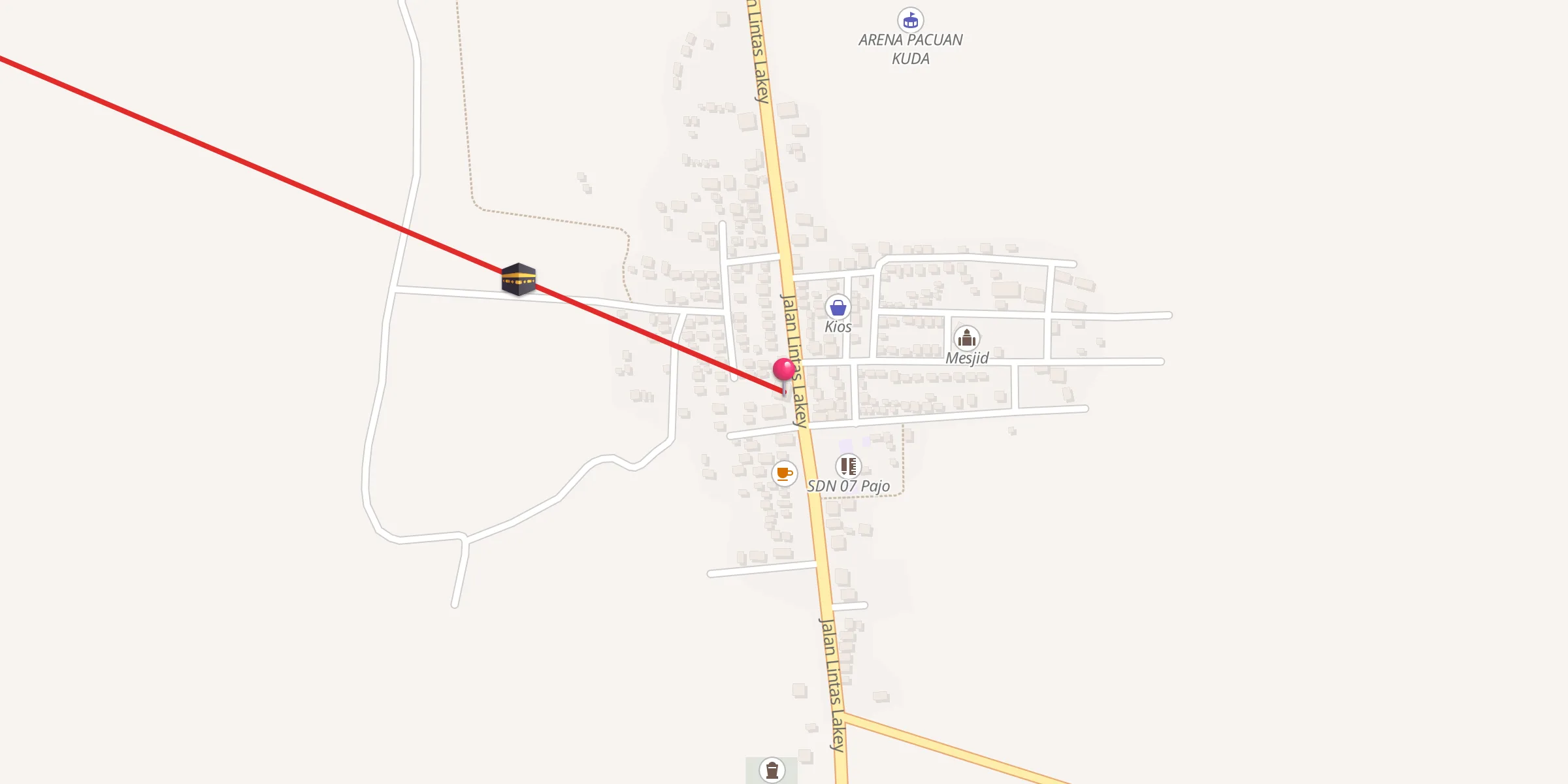 Carte de localisation : MASJID NURUL MUTTAQIM