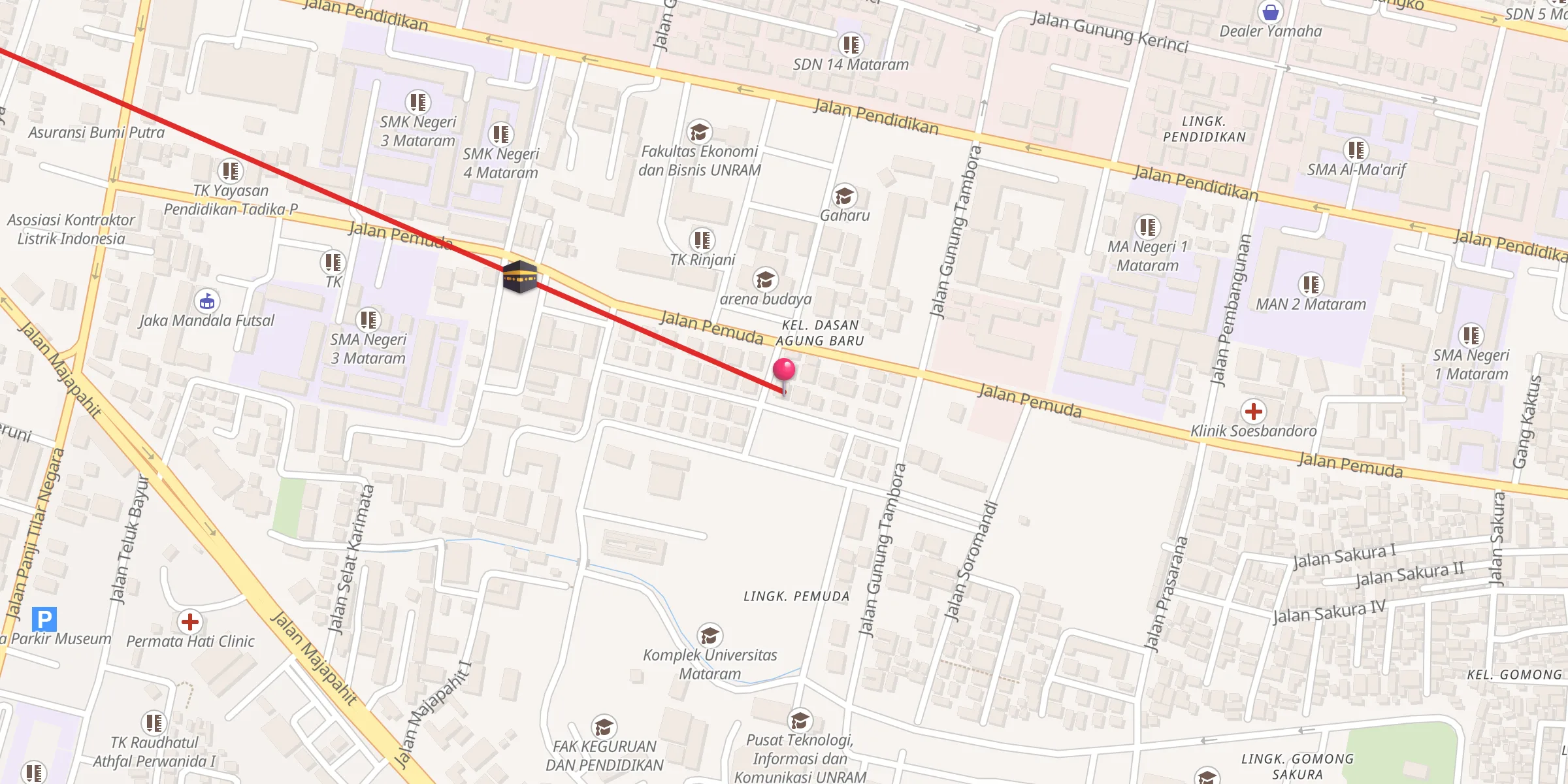 Carte de localisation : Baabul Hikmah