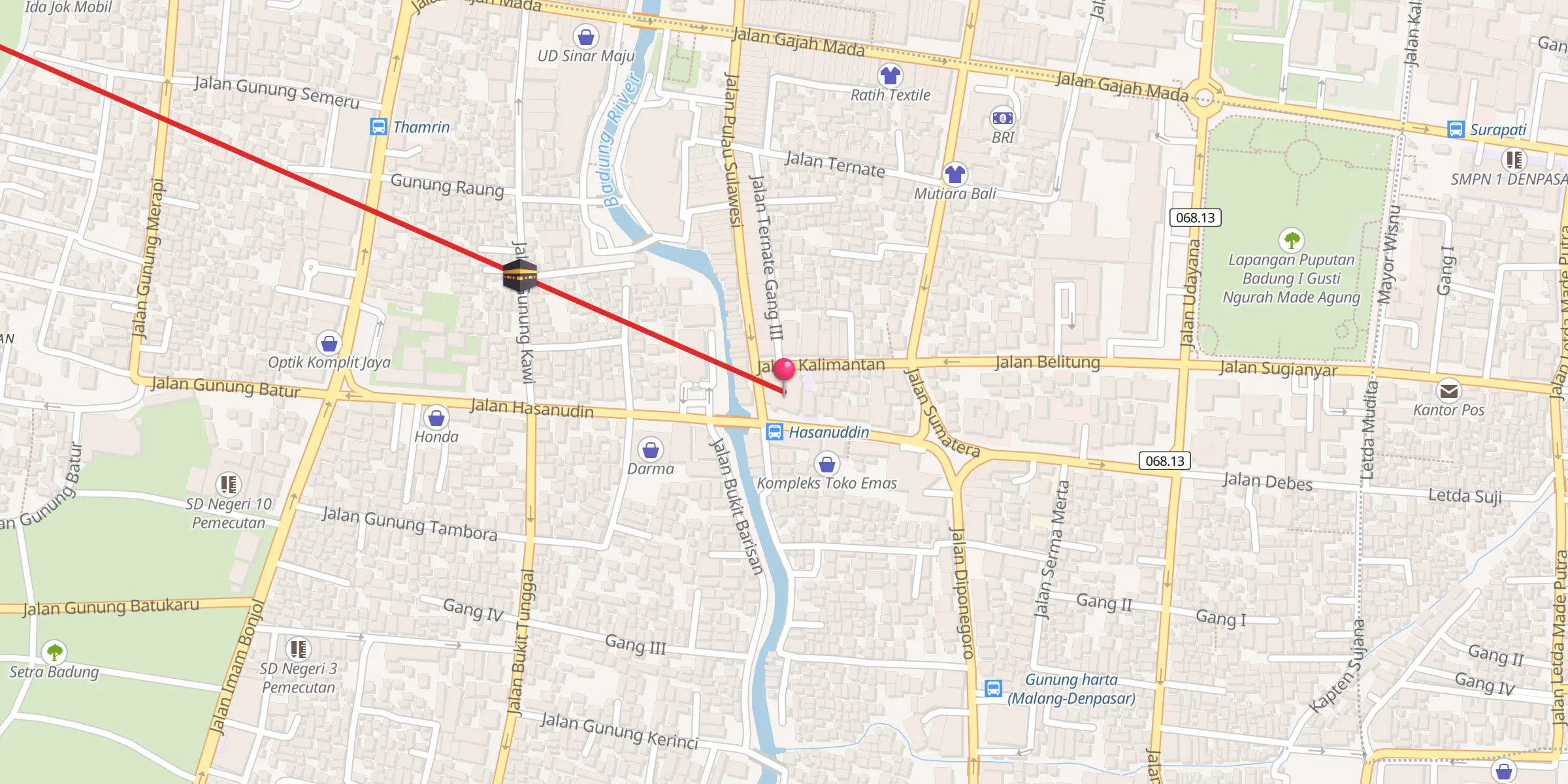 Carte de localisation : Masjid Raya Ukhuwwah