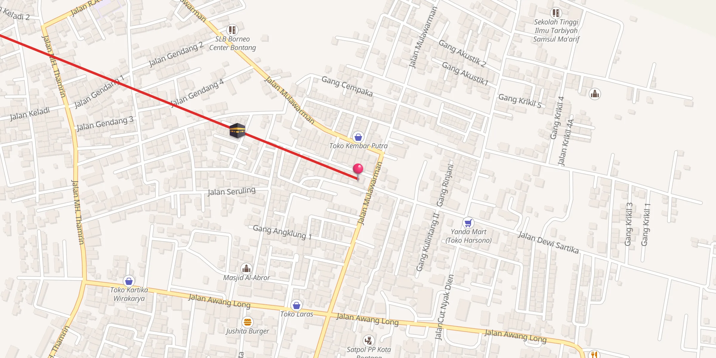 Carte de localisation : Masjid An-Namirah