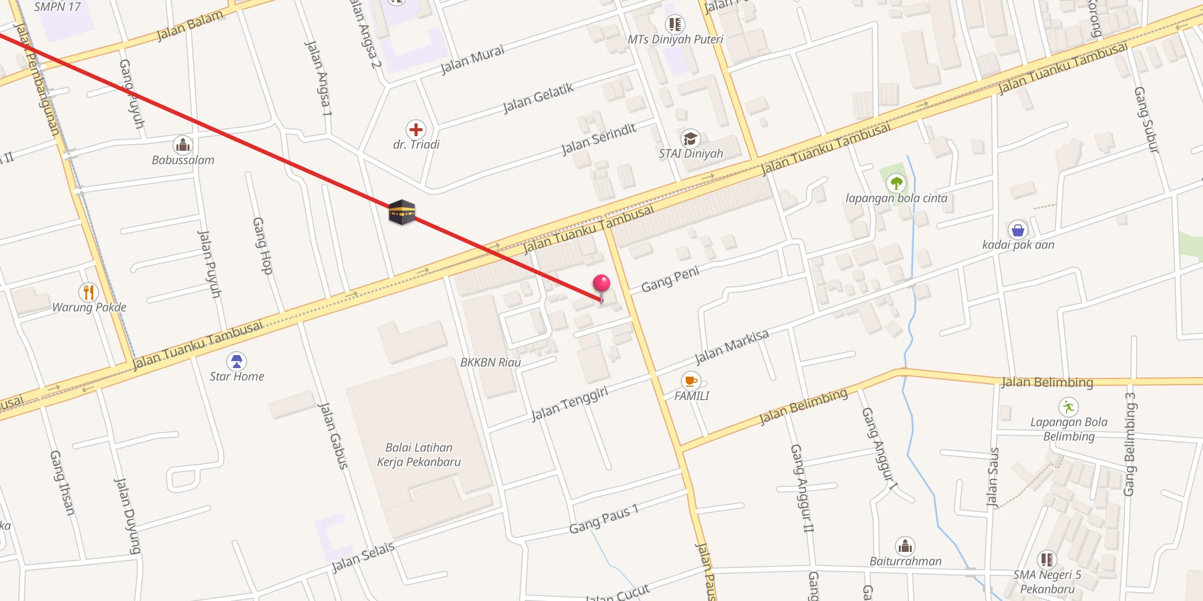 Carte de localisation : Al Mubin