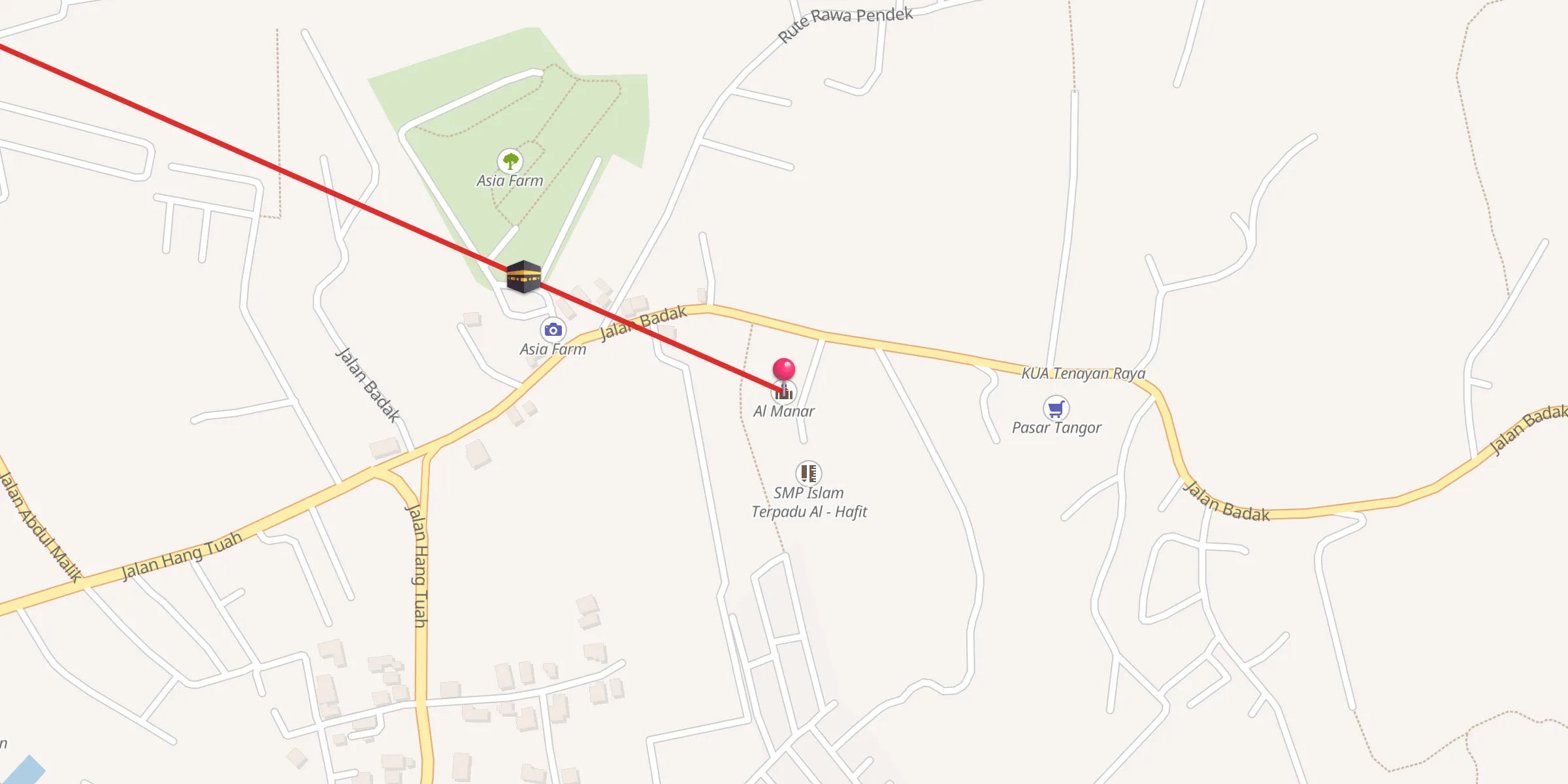 Carte de localisation : Al Manar