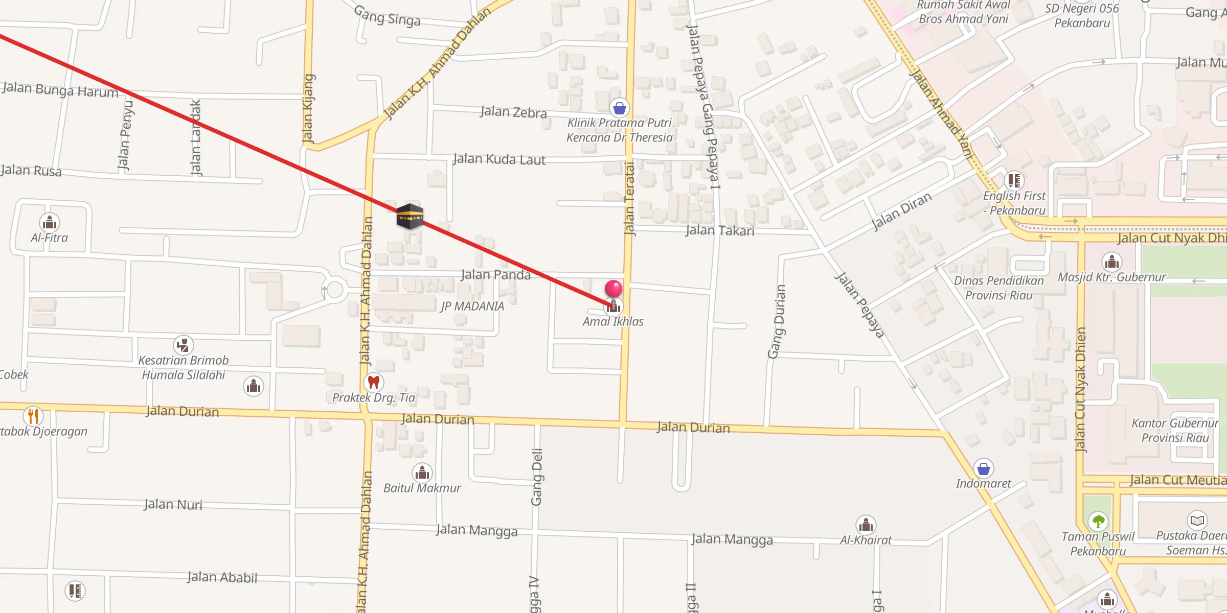 Carte de localisation : Amal Ikhlas