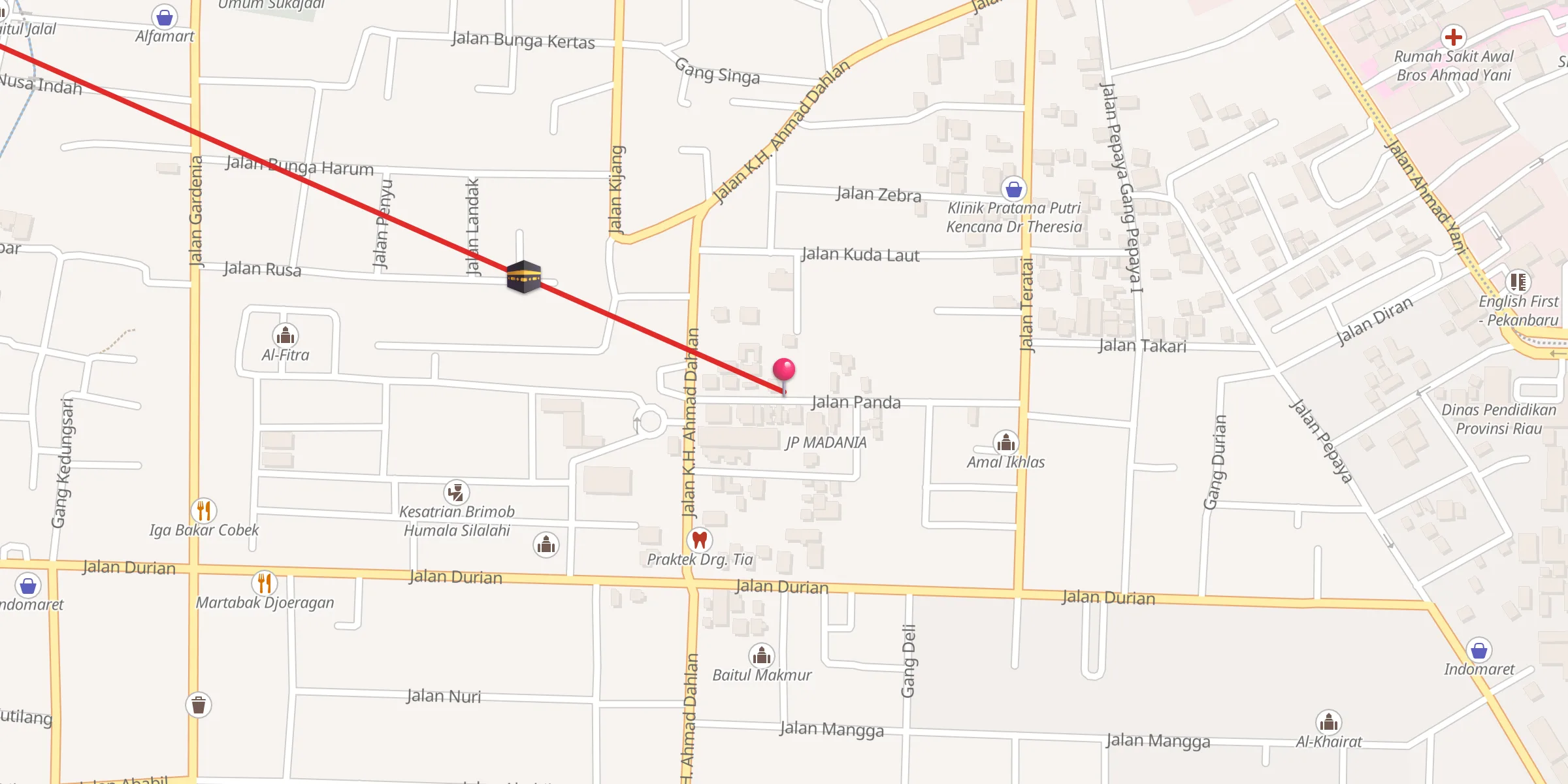 Carte de localisation : Al-Khairun
