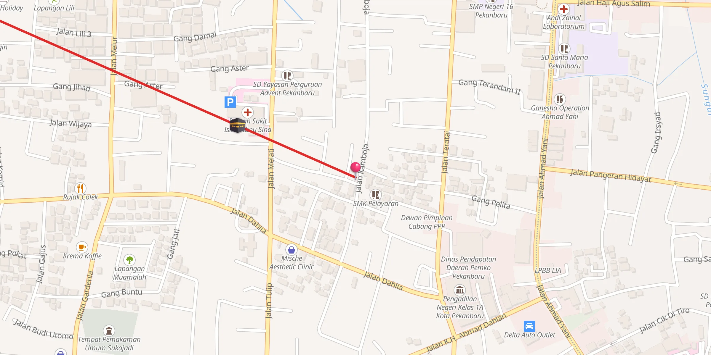 Carte de localisation : Al-Ihsan