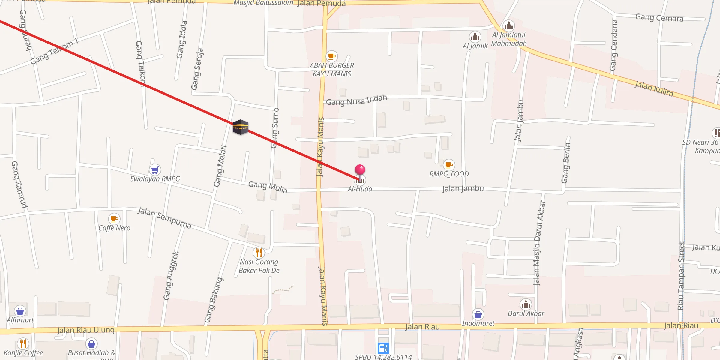 Carte de localisation : Al-Huda