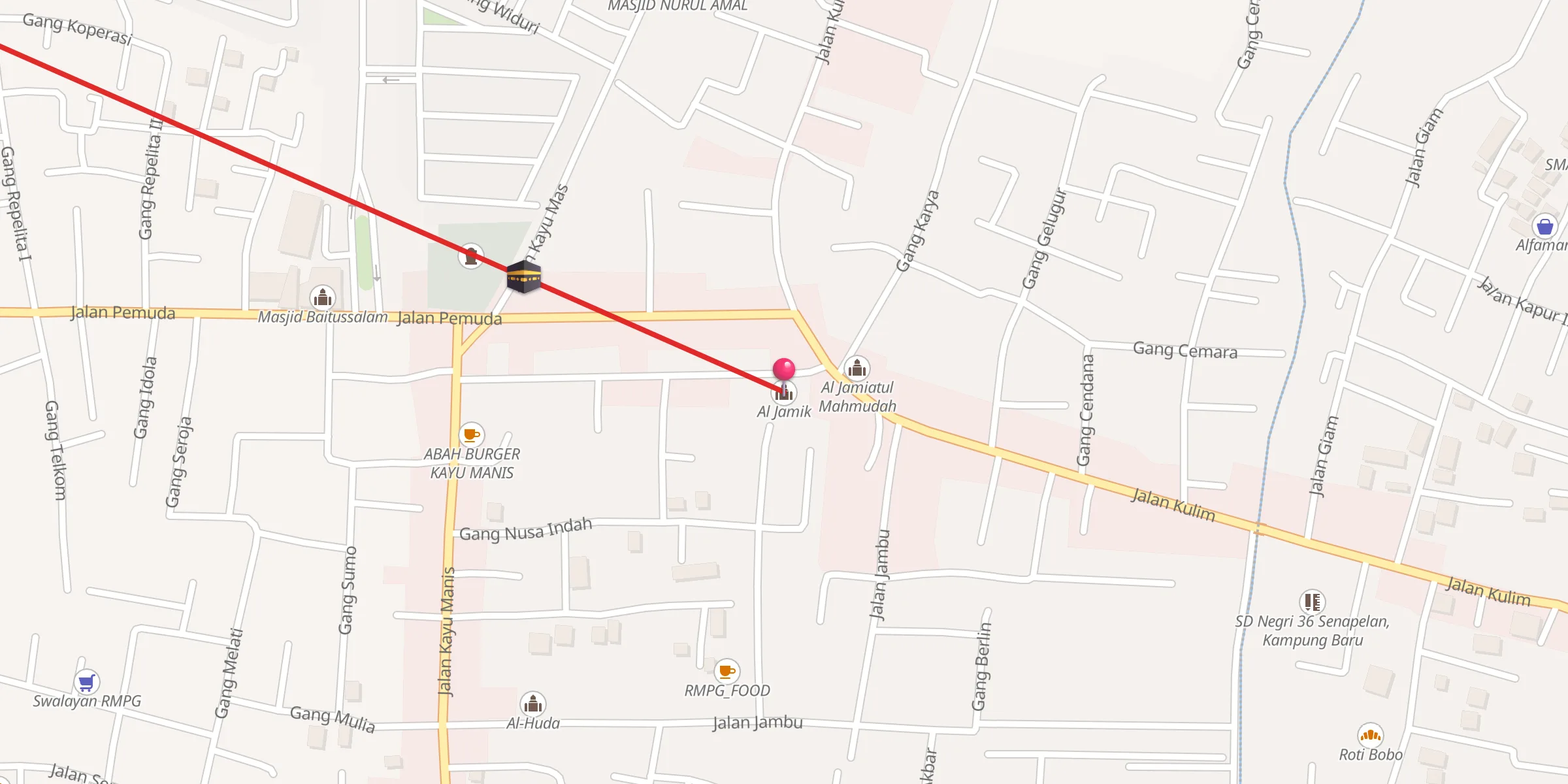 Carte de localisation : Al Jamik